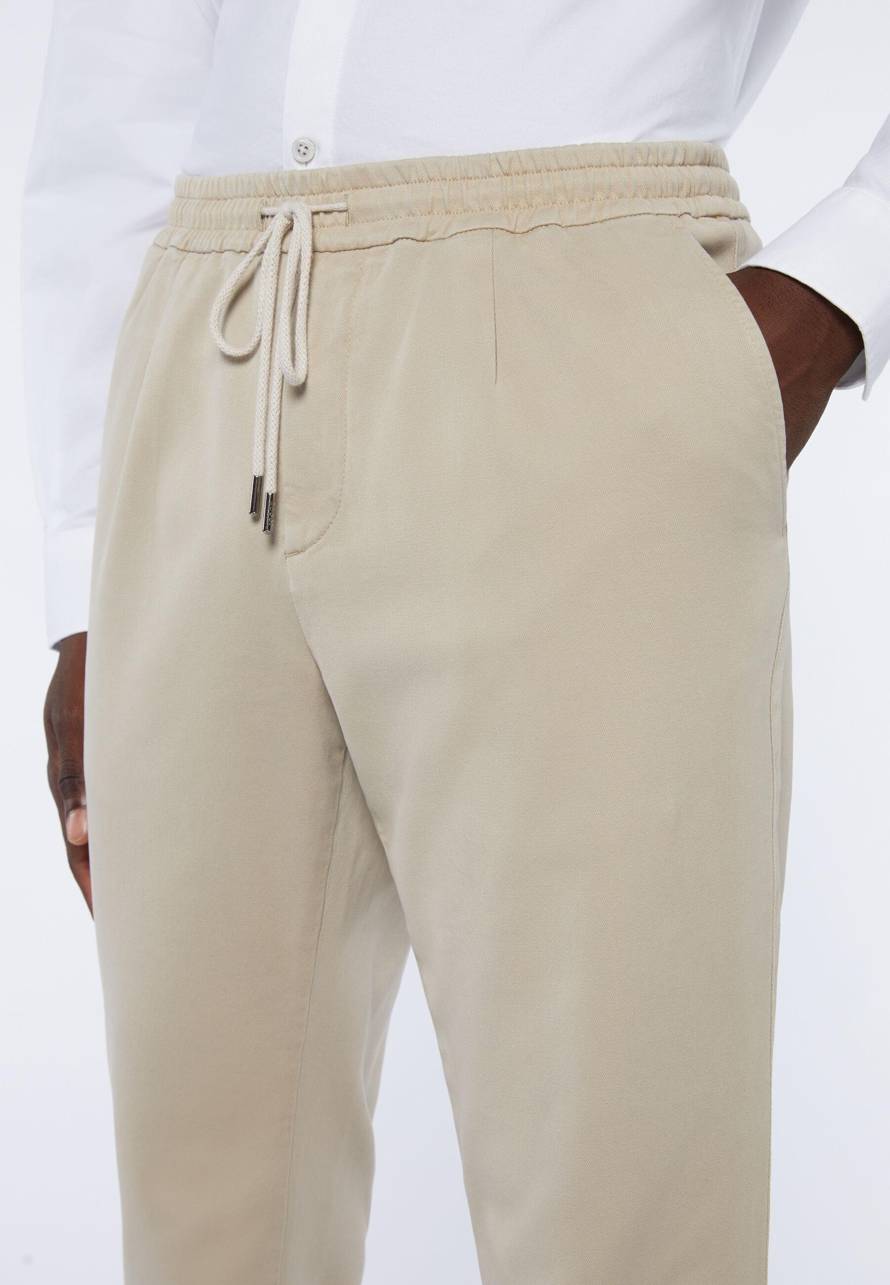 Garment-Dyed Trousers Beige, Beige, large image number 7