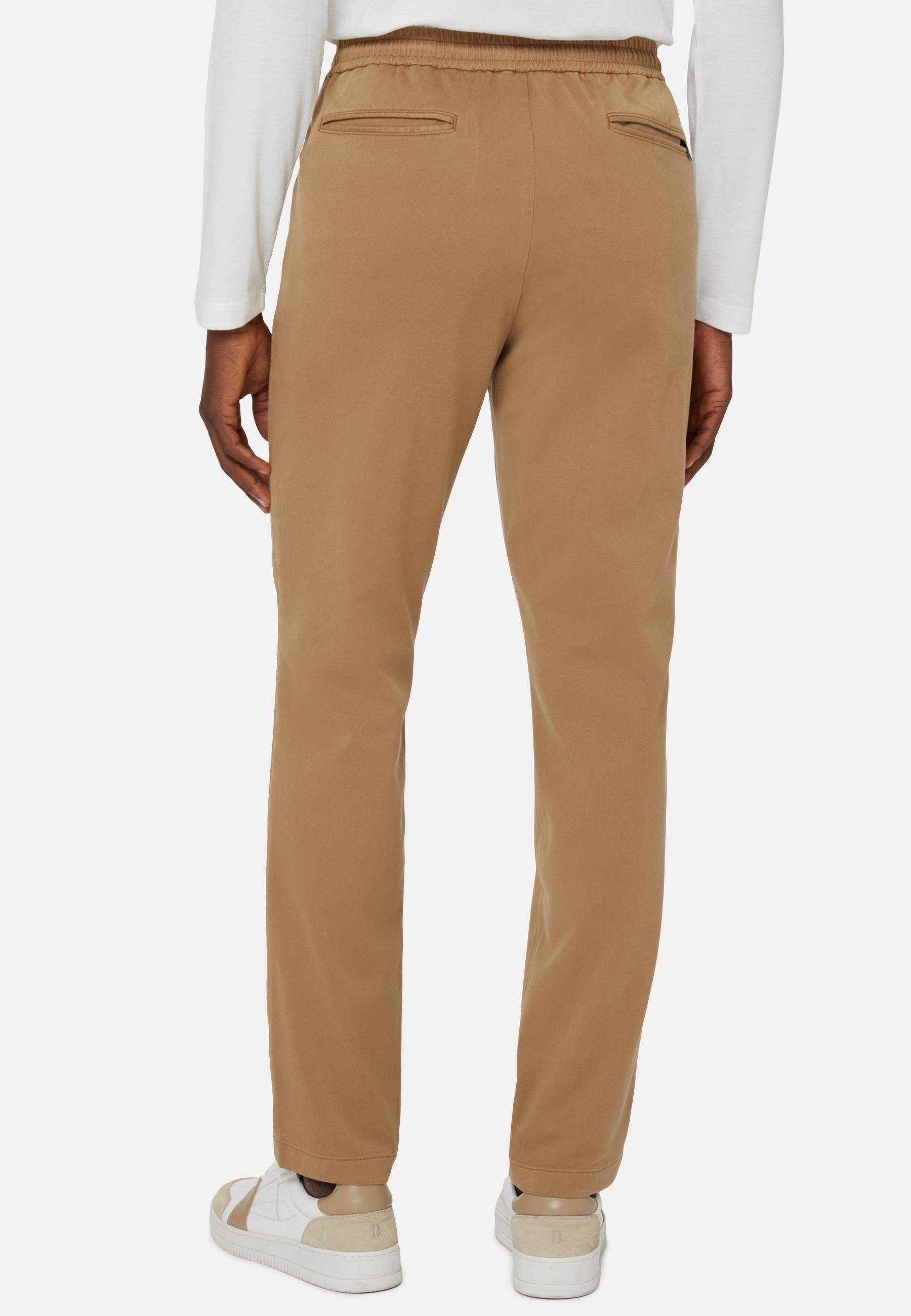 Boggi Milano - Brown Garment-Dyed Trousers