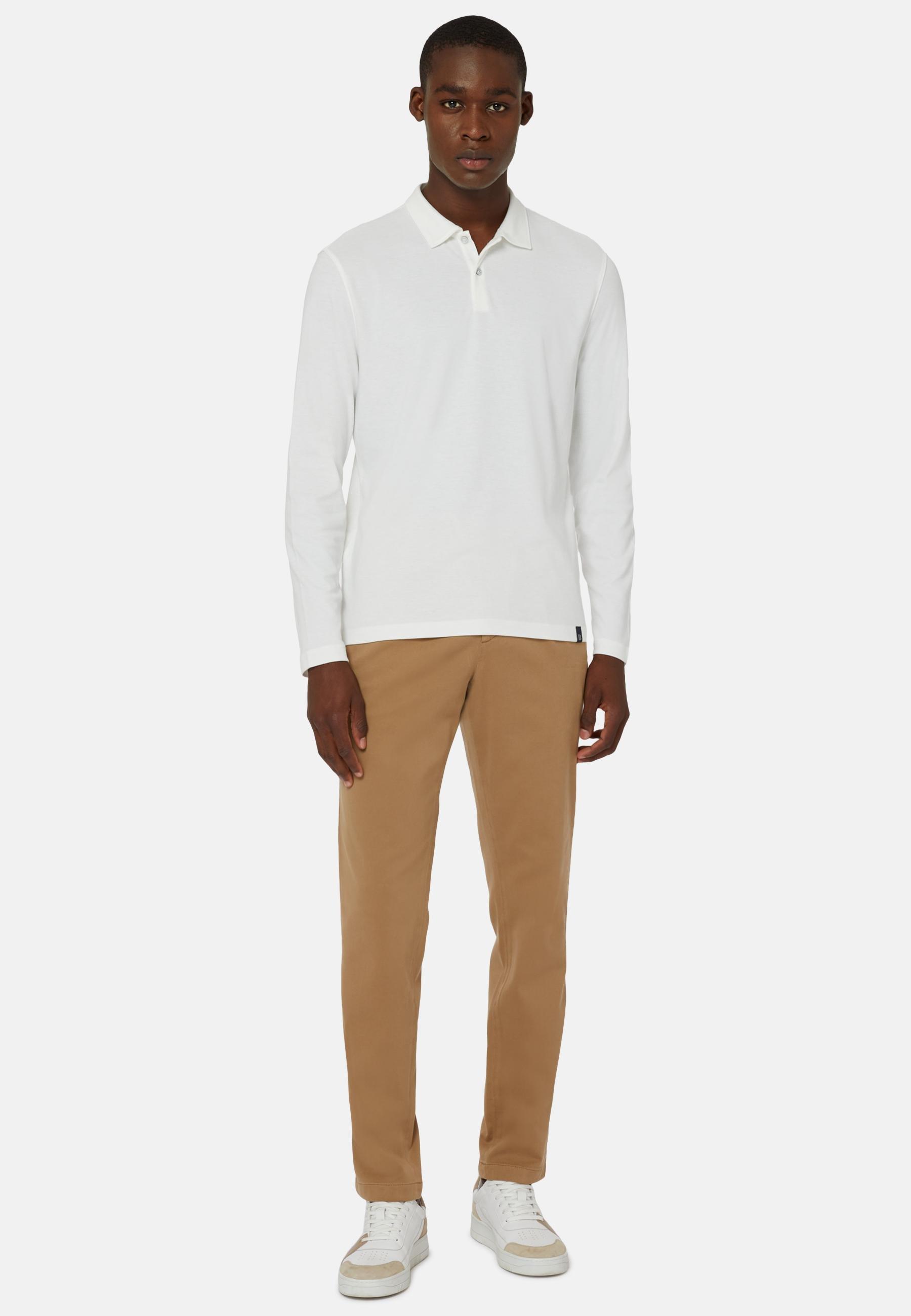 Garment-Dyed Trousers Brown, Hazelnut, medium