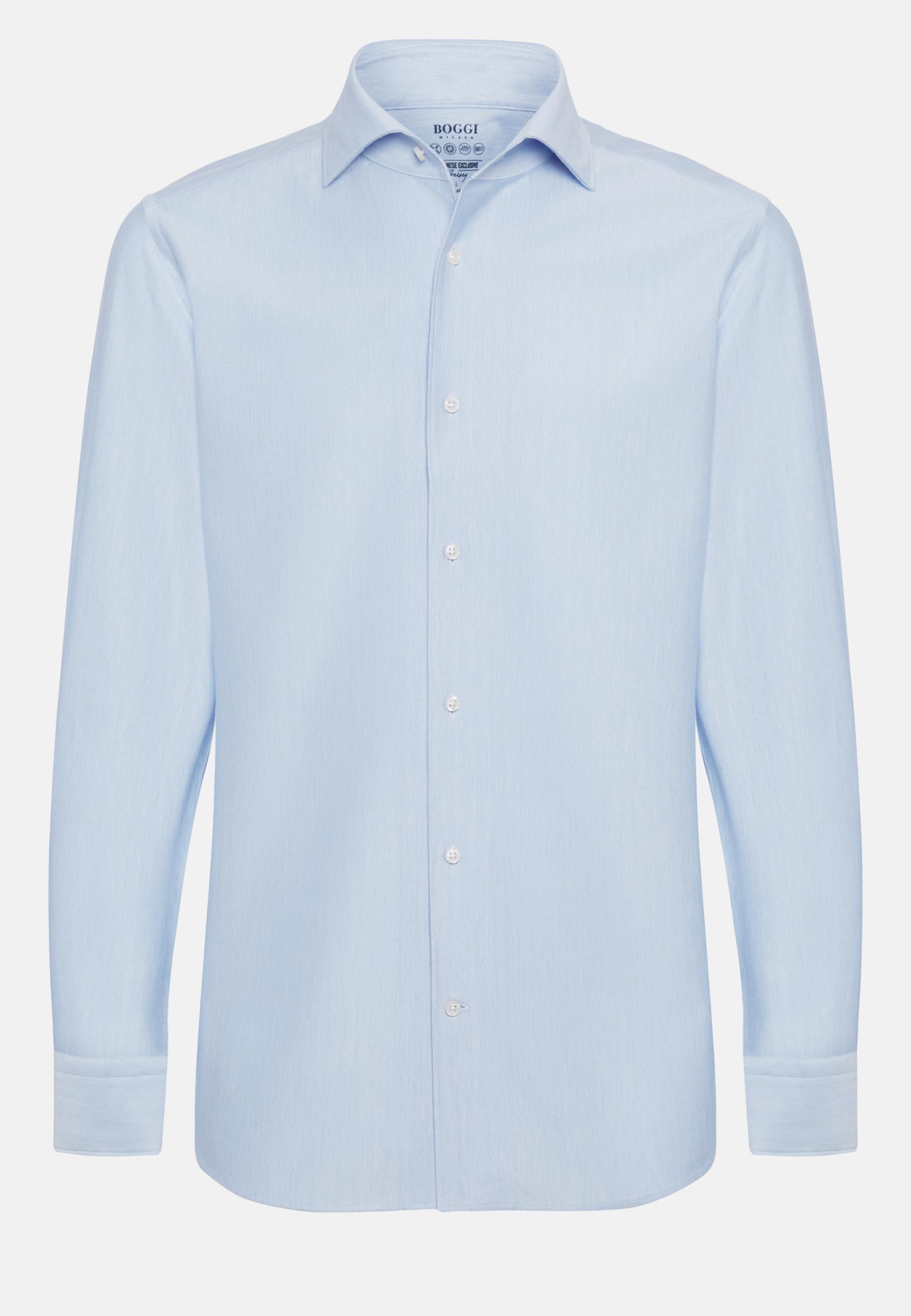 Regular Fit Japanese Jersey Polo Shirt Blue, , large image number 6