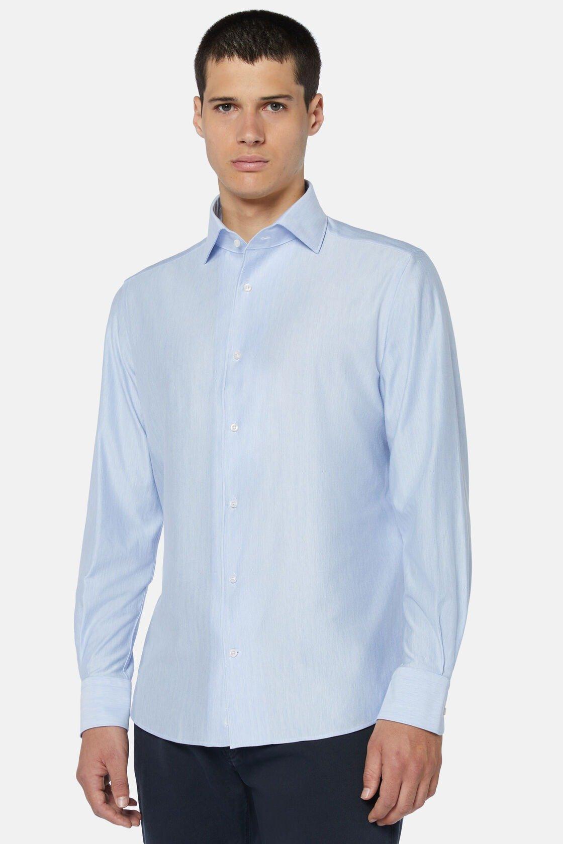 Regular Fit Japanese Jersey Polo Shirt Blue, , large image number 7