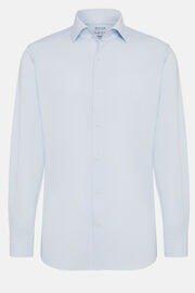 Regular Fit Japanese Jersey Polo Shirt Blue, Light Blue, large image number 8