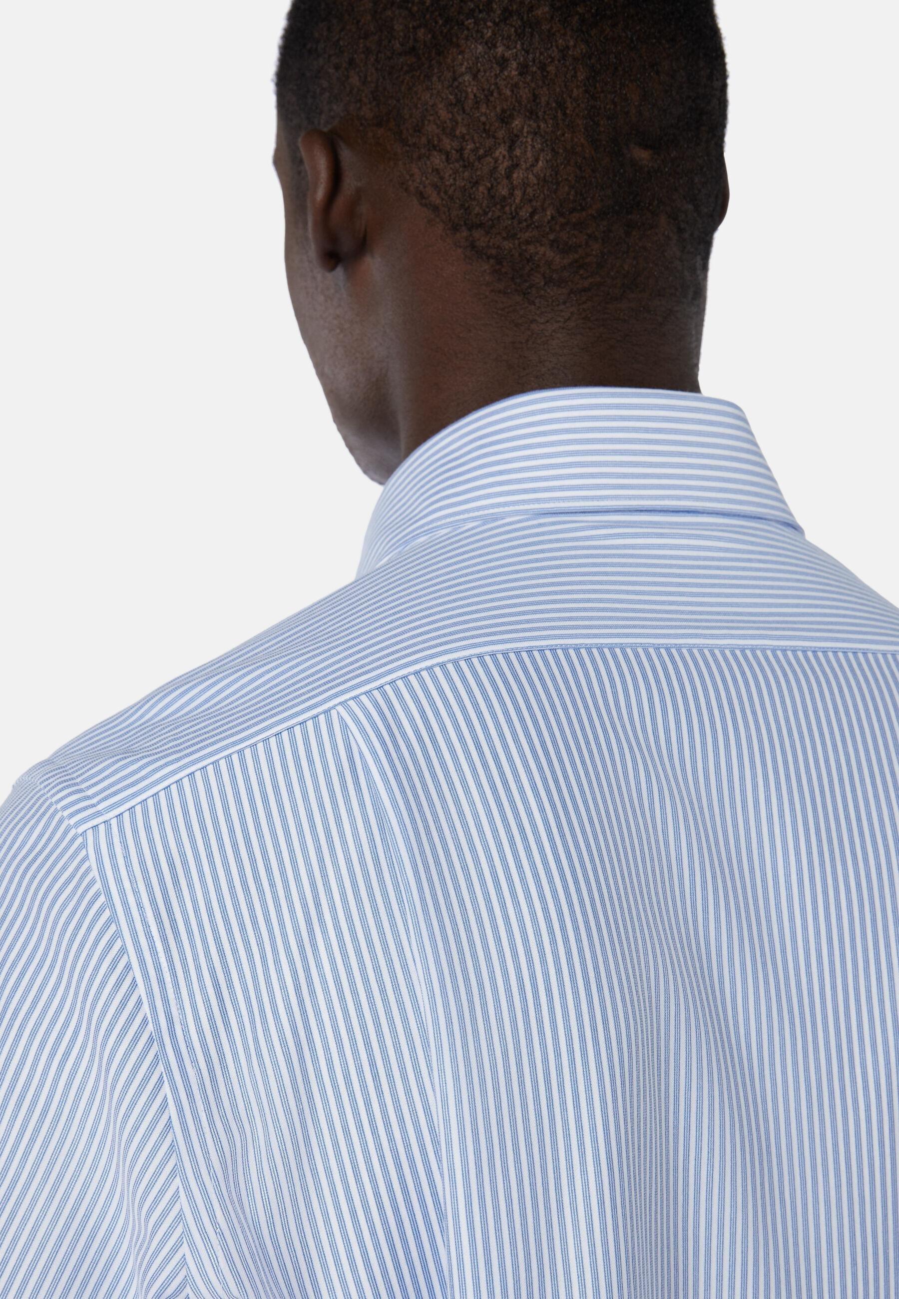 Regular Japanese Jersey Polo Shirt Blue, Light Blue, large image number 5