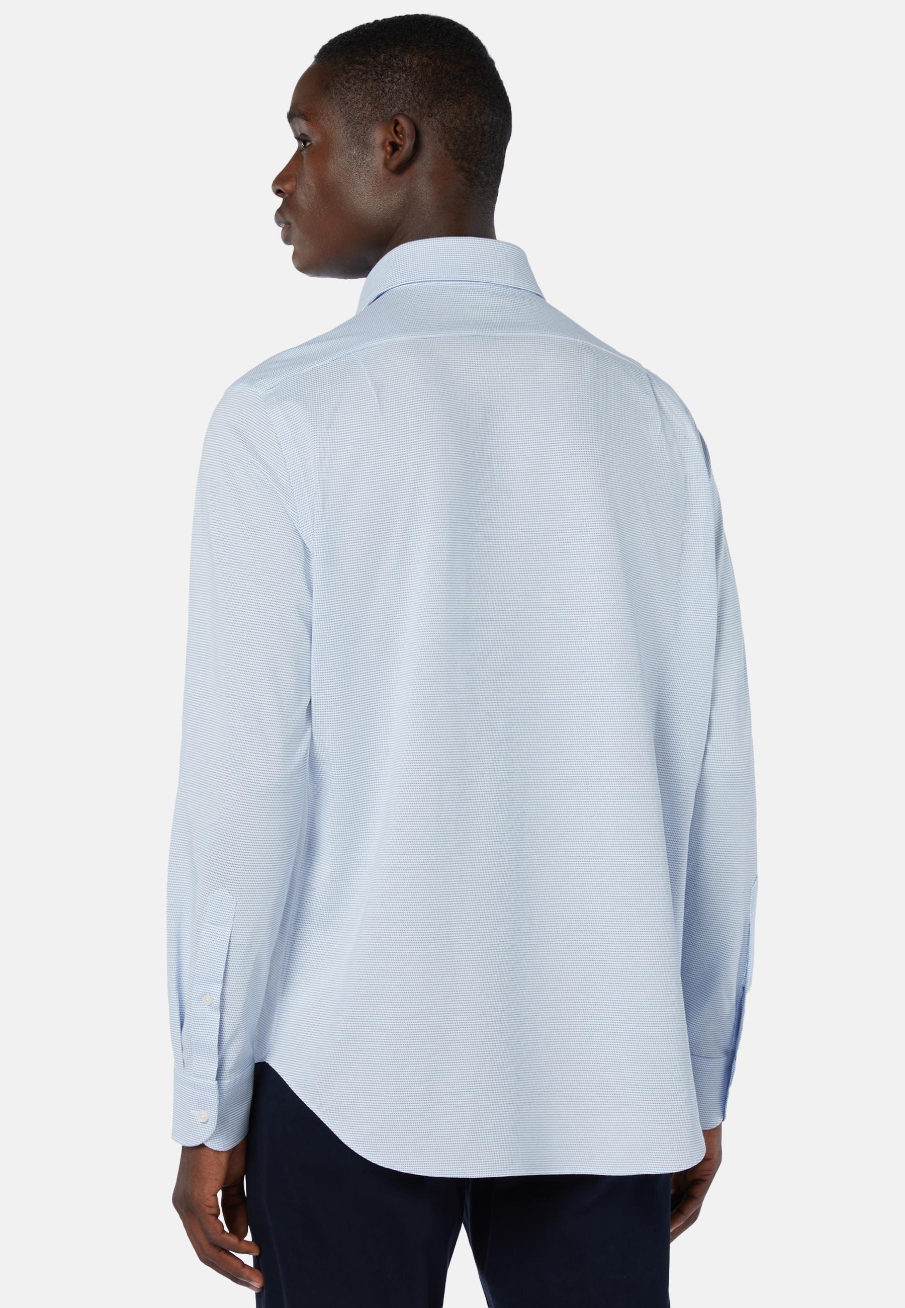 Regular Fit Japanese Jersey Polo Shirt Blue, , large image number 3