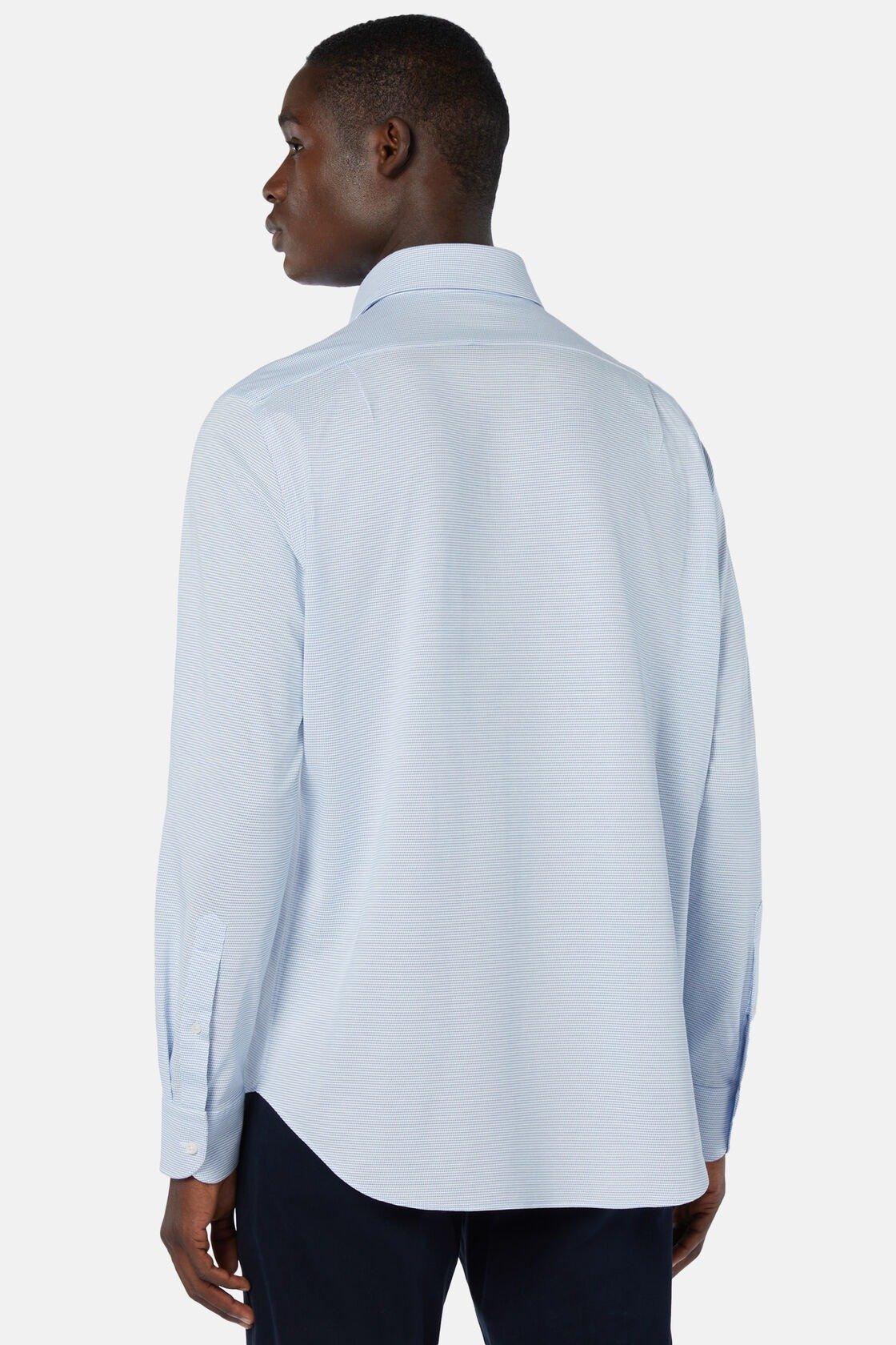 Regular Fit Japanese Jersey Polo Shirt Blue, , large image number 4