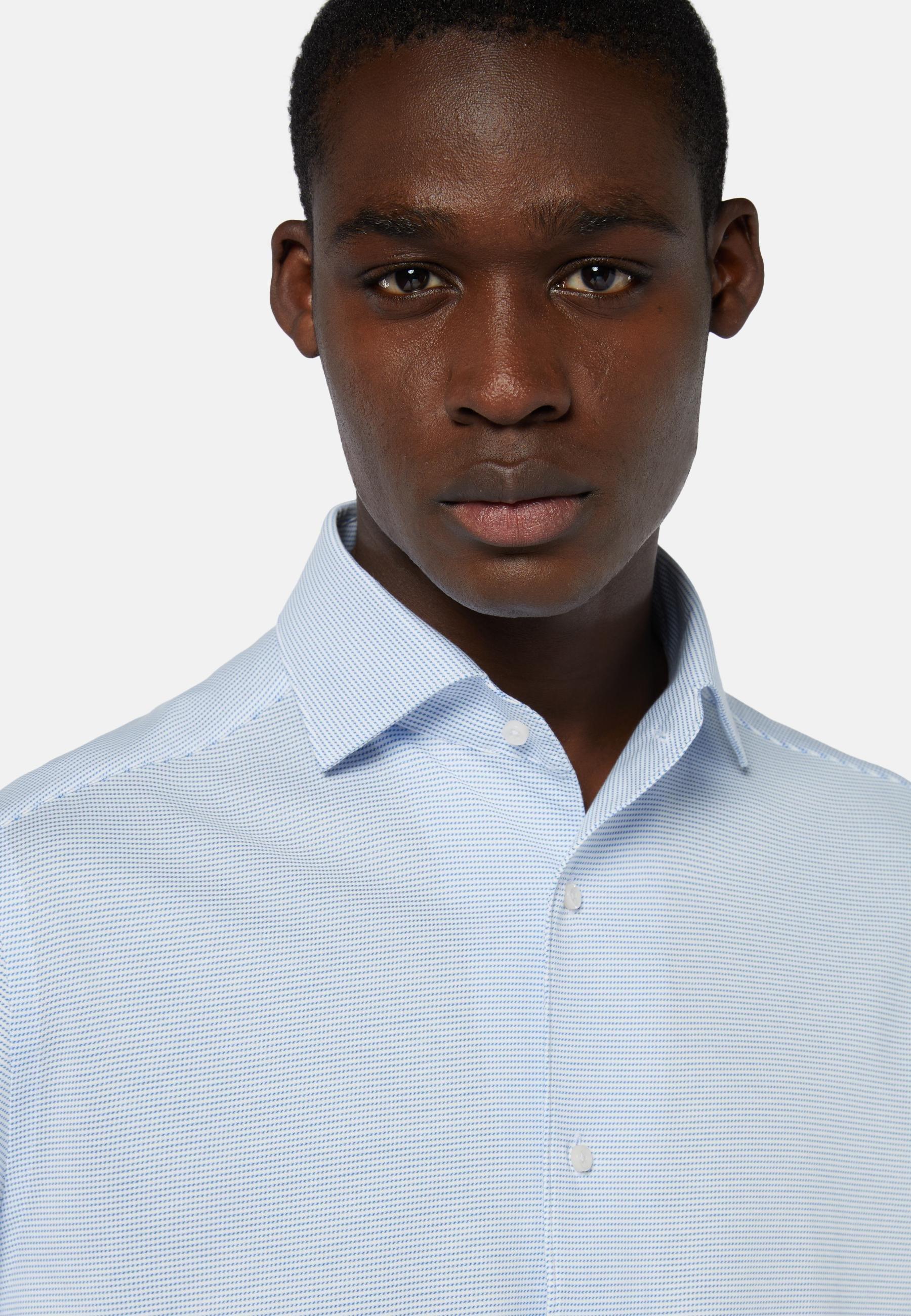 Regular Fit Japanese Jersey Polo Shirt Blue, , large image number 5