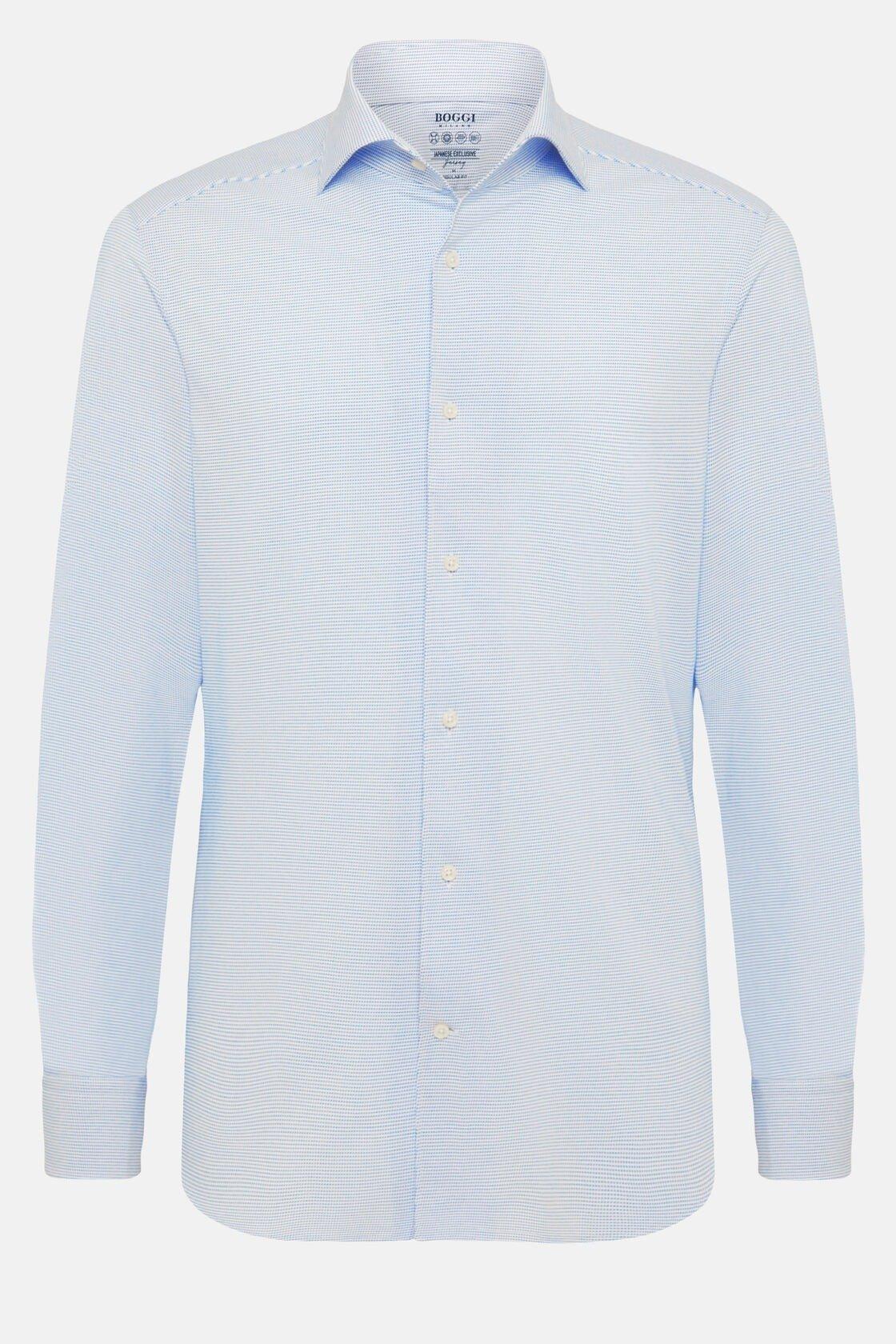 Regular Fit Japanese Jersey Polo Shirt Blue, , large image number 10