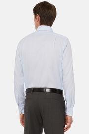 Cotton Dobby Shirt Blue, Light Blue, large image number 4