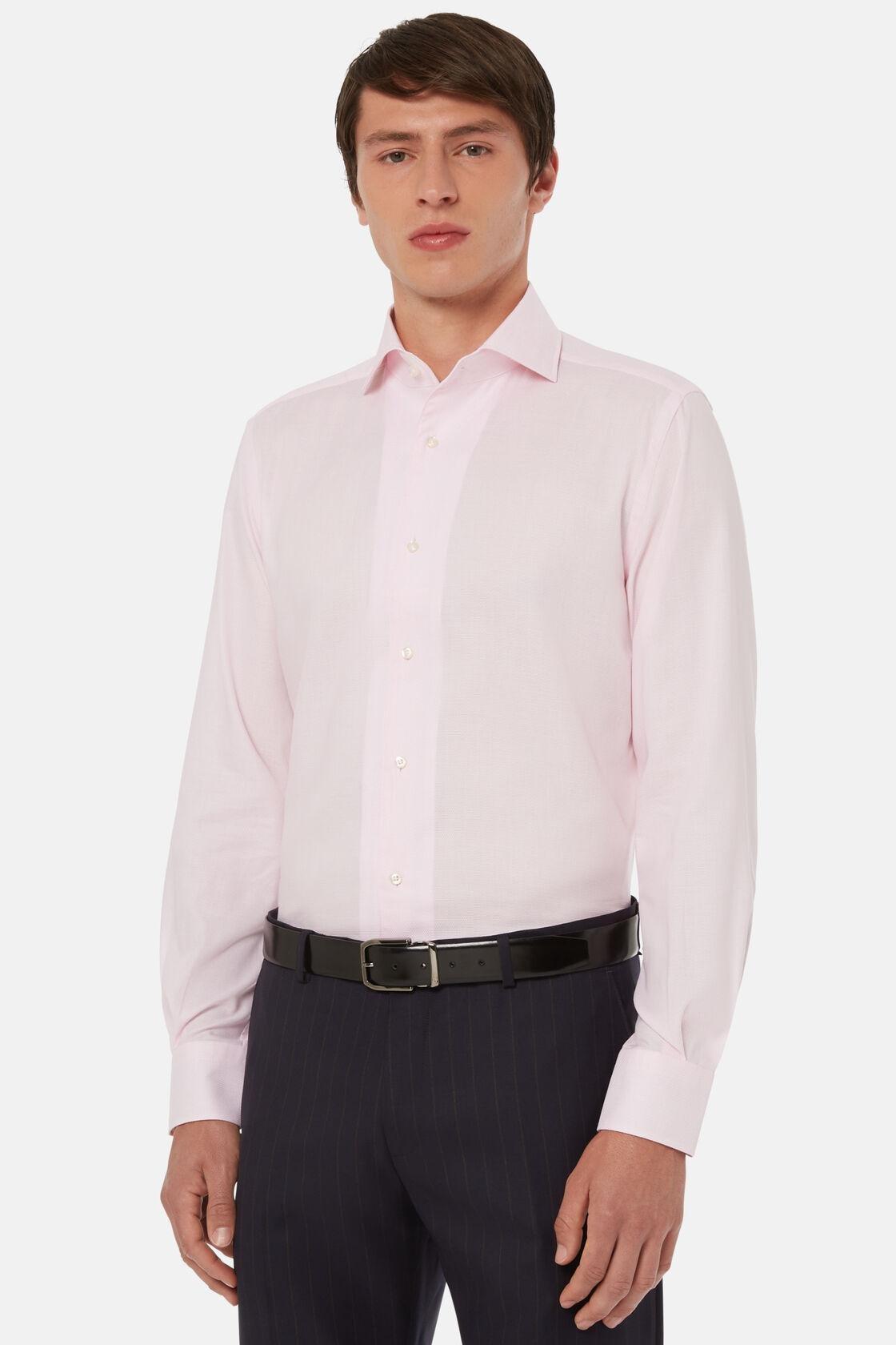 Cotton Dobby Shirt Pink, Pink, medium