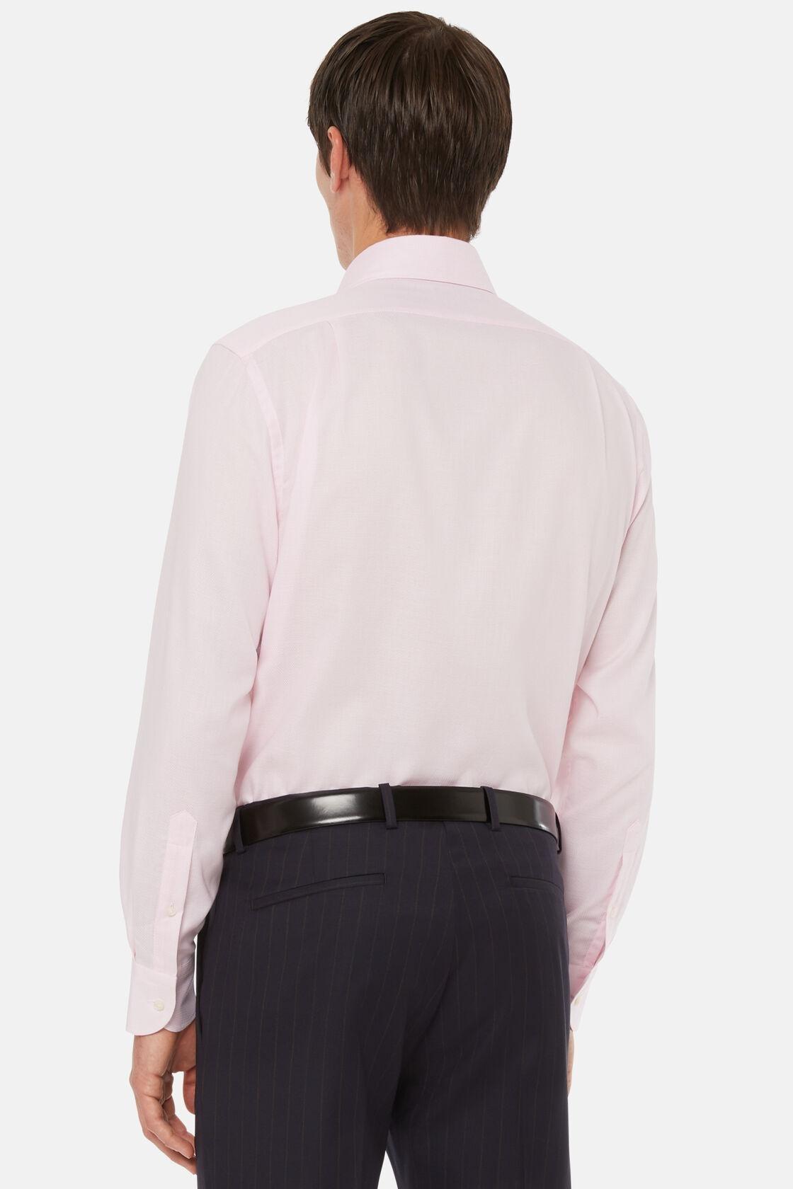 Cotton Dobby Shirt Pink, Pink, large image number 9