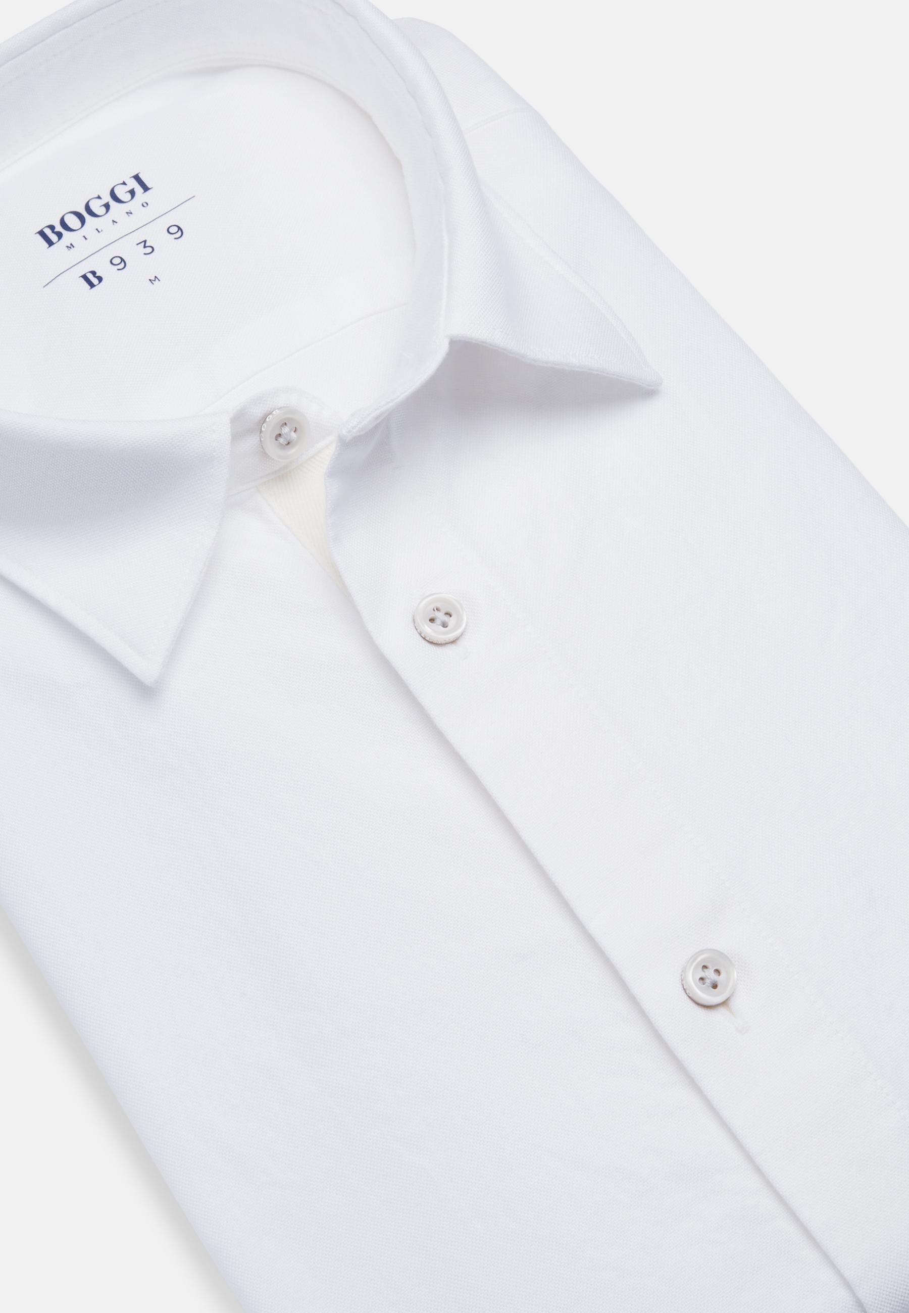 Oxford Cotton Shirt Regular Fit White, , large image number 4