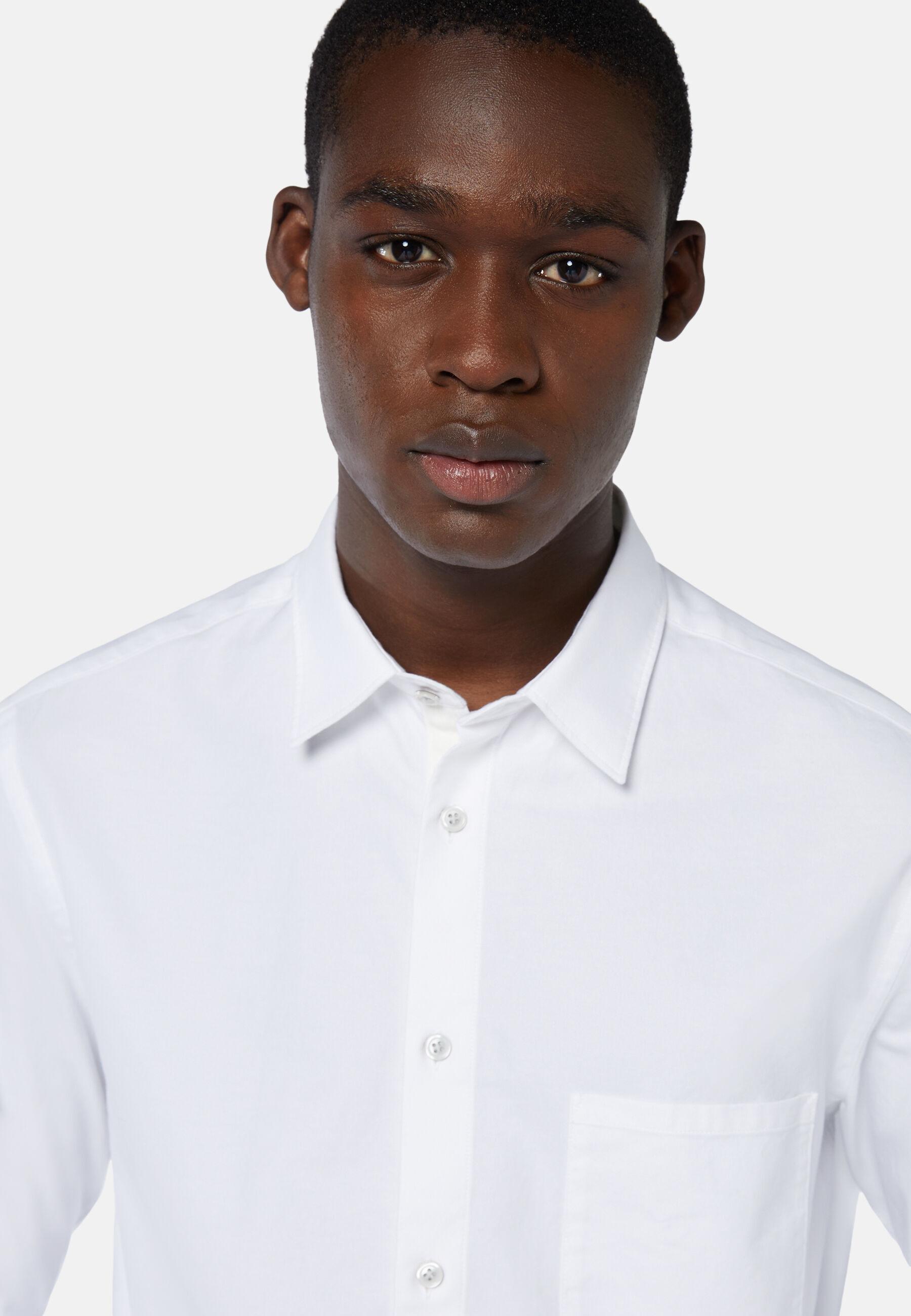 Oxford Cotton Shirt Regular Fit White, White, large image number 5