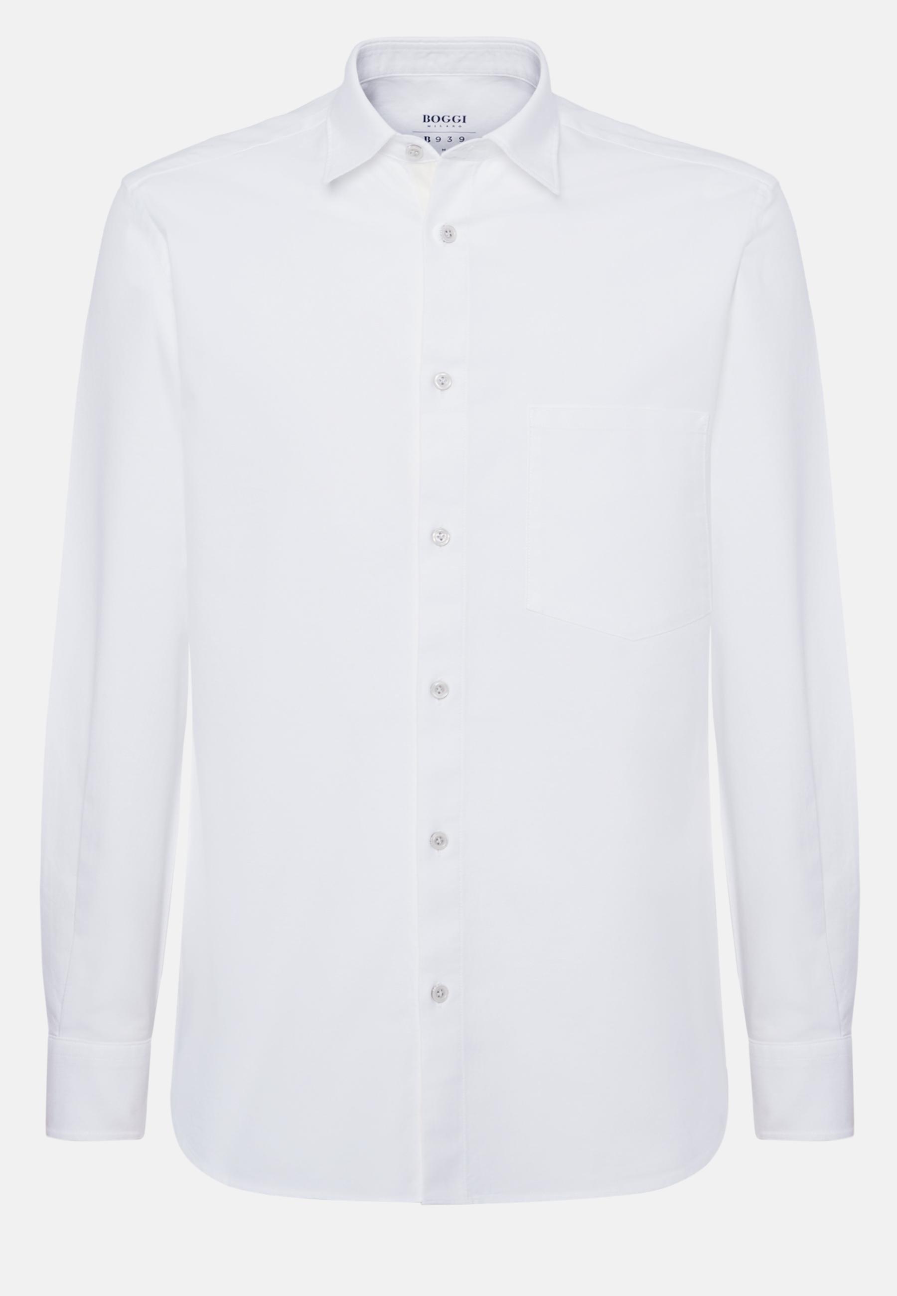 Oxford Cotton Shirt Regular Fit White, White, large image number 10
