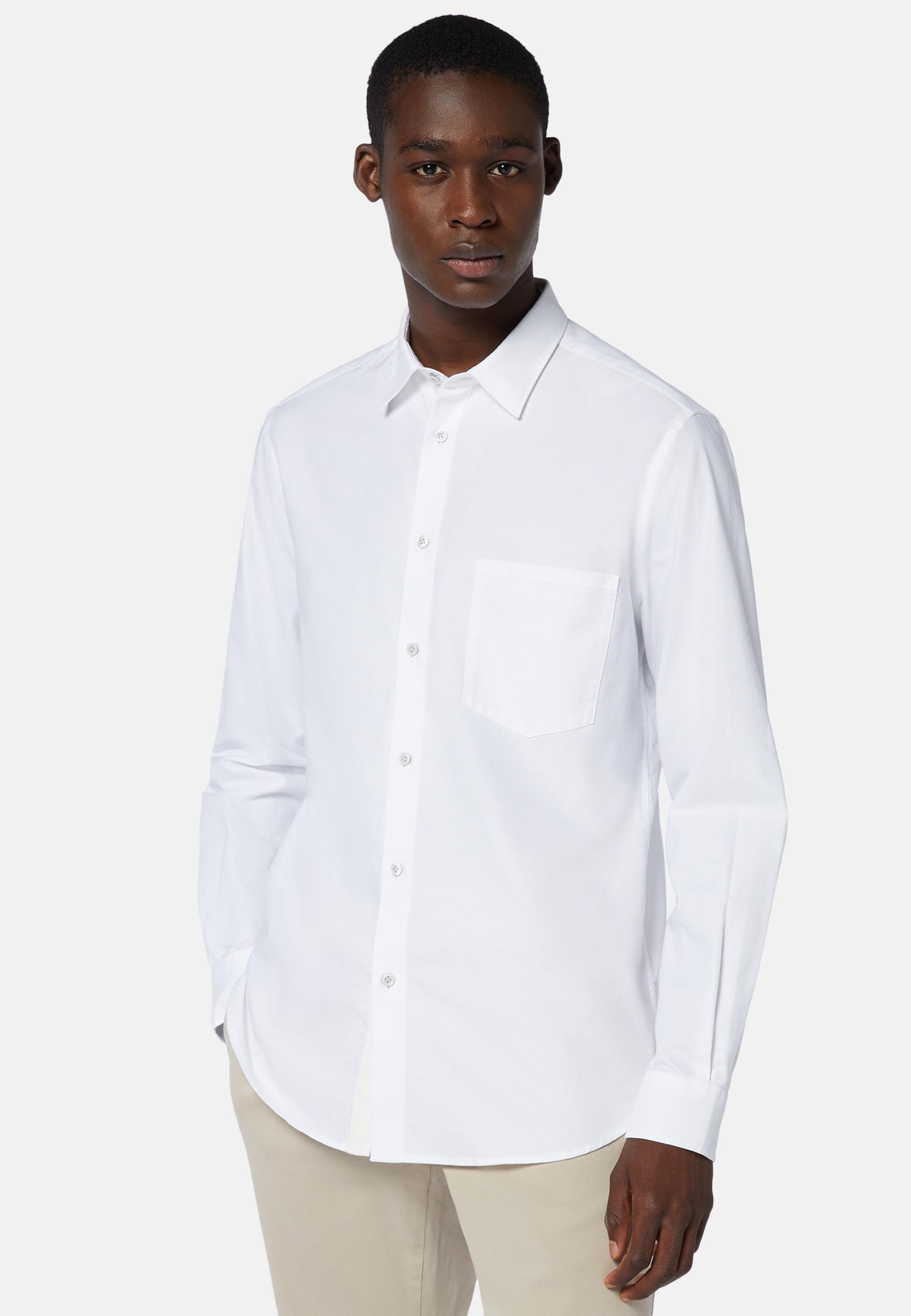 Oxford Cotton Shirt Regular Fit White, White, large image number 13