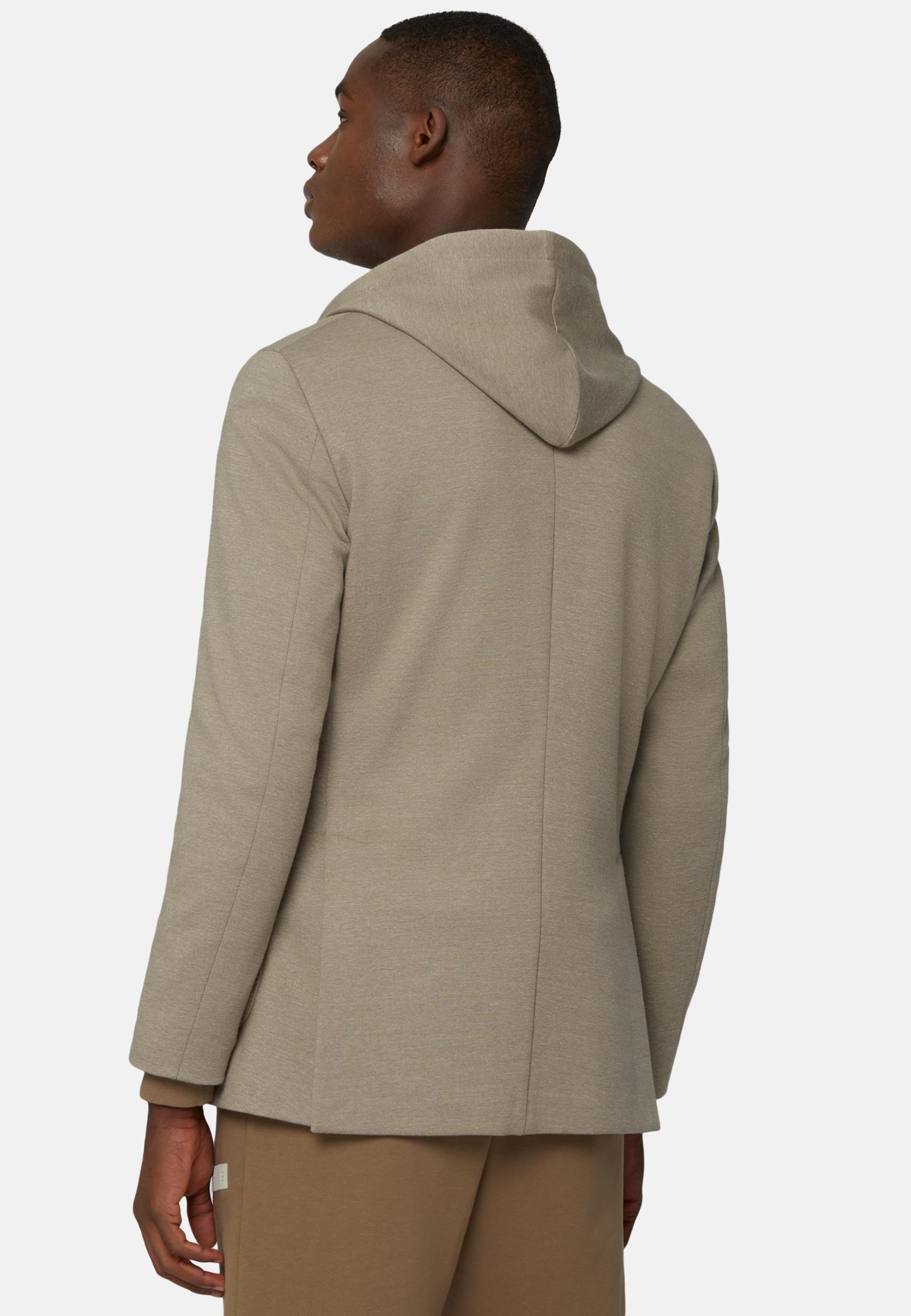 Boggi Milano - Grey Madison Cotton Blend Sweatshirt Jacket