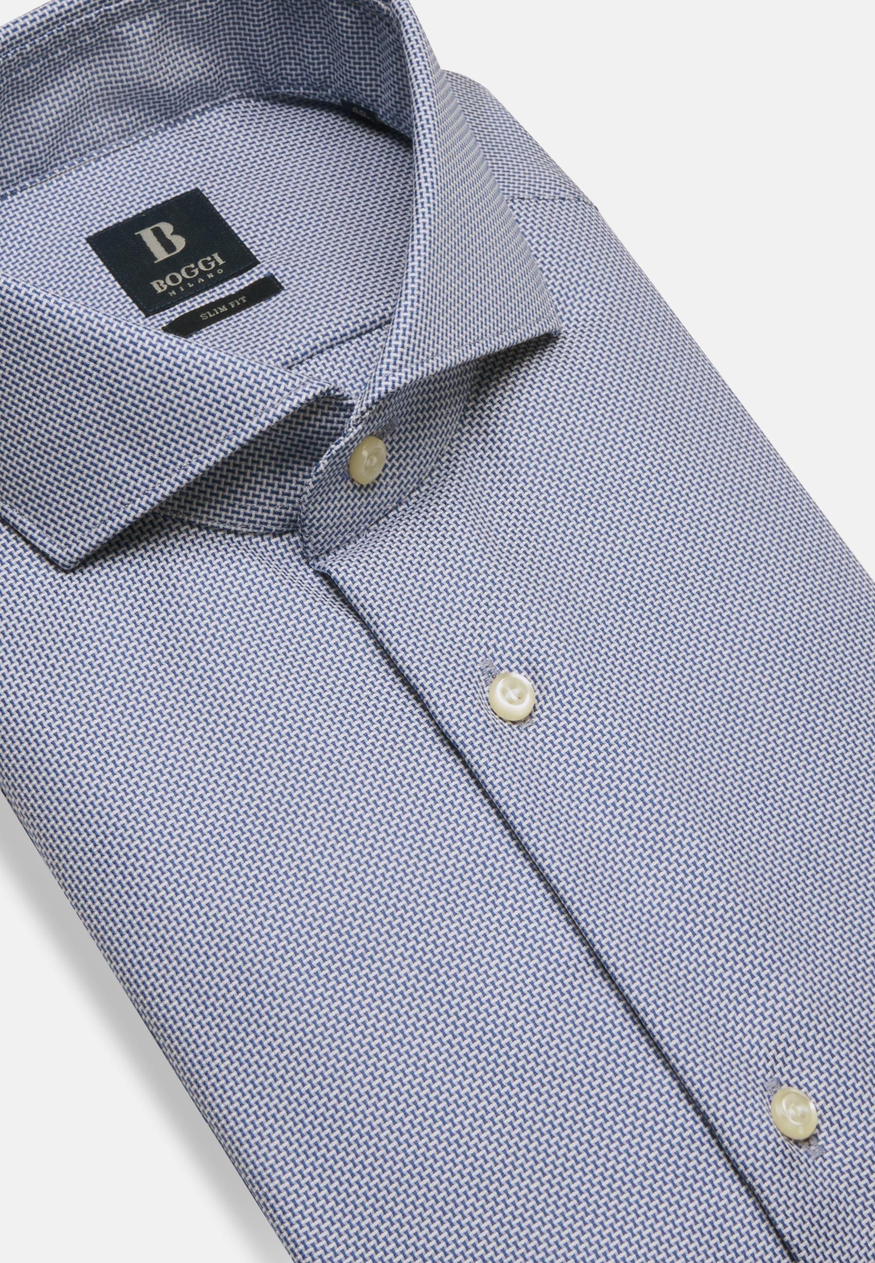 Boggi Milano - Blue Slim Fit Shirt