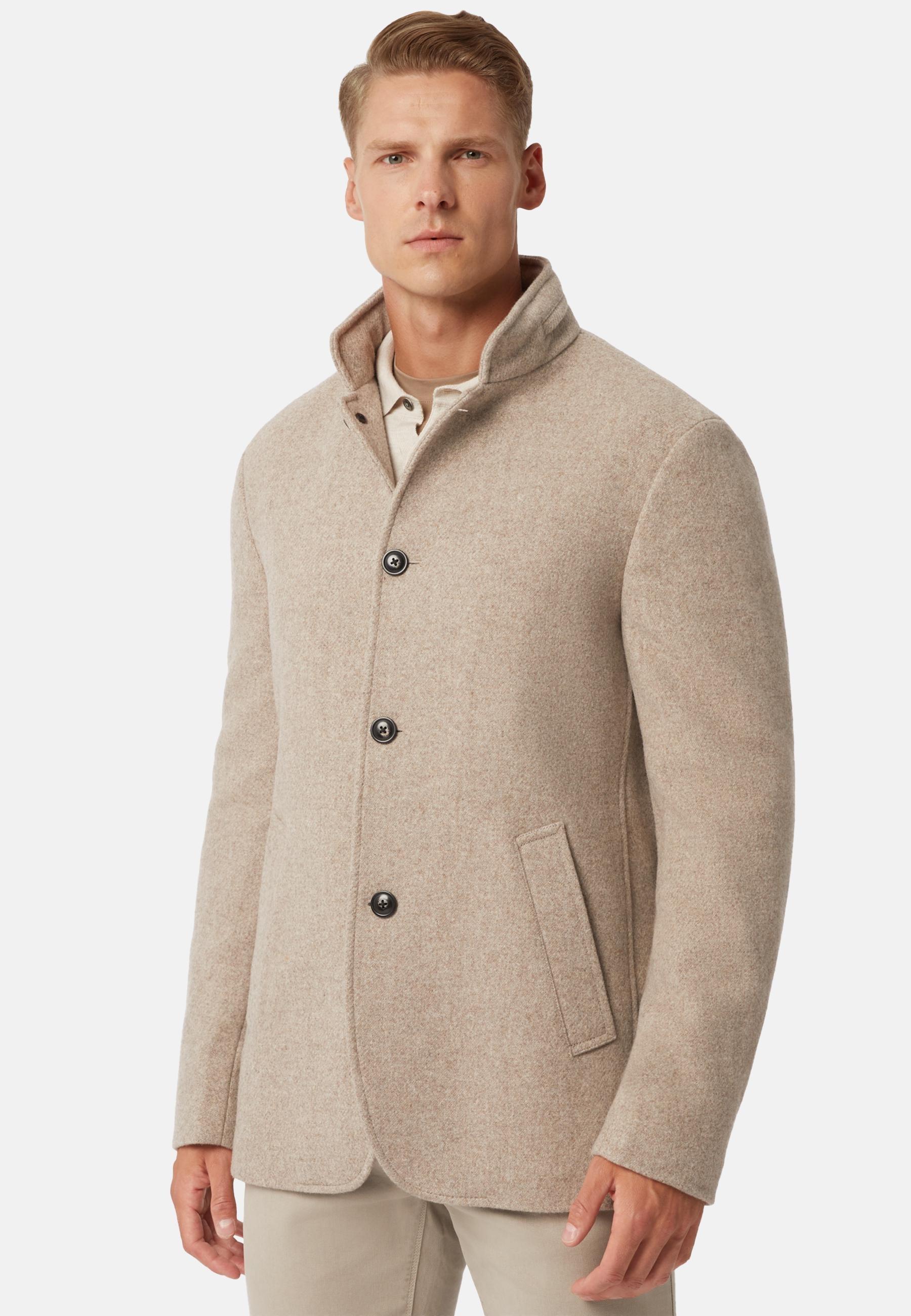Caban In Stretch Wool Grey, , large image number 0