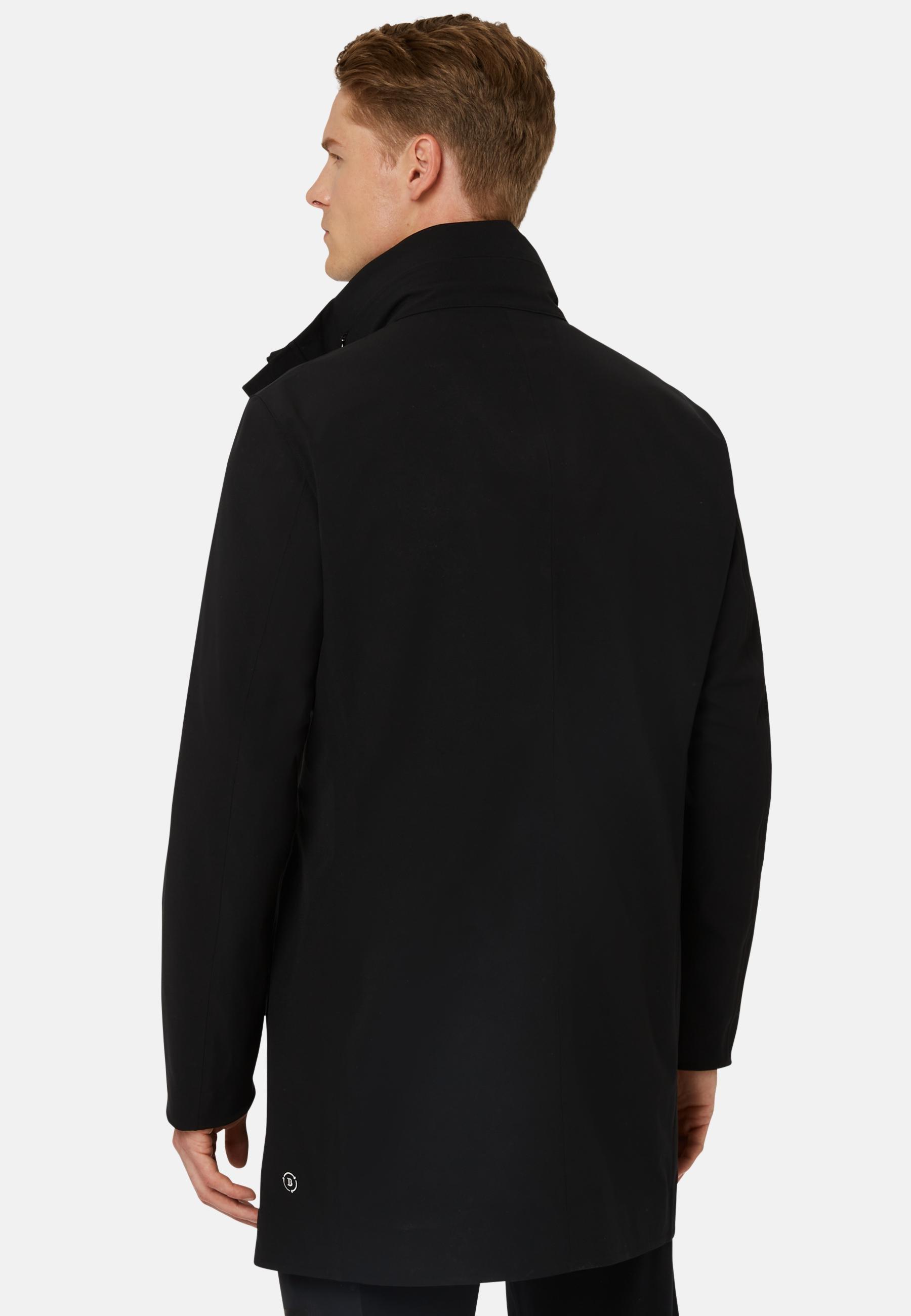 Recycled Technical Fabric B Tech Car Coat Black, , large image number 1