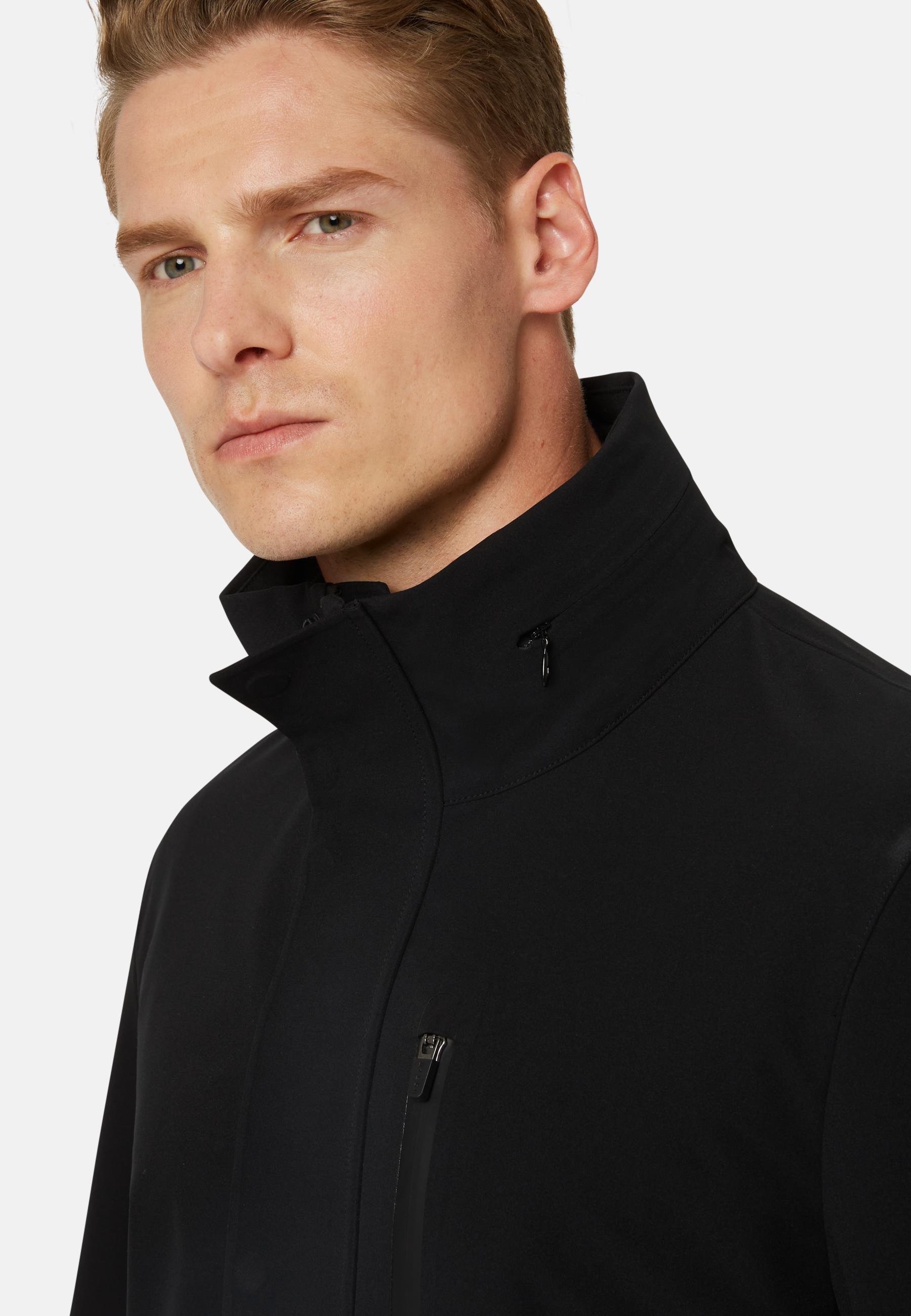 Recycled Technical Fabric B Tech Car Coat Black, , large image number 2