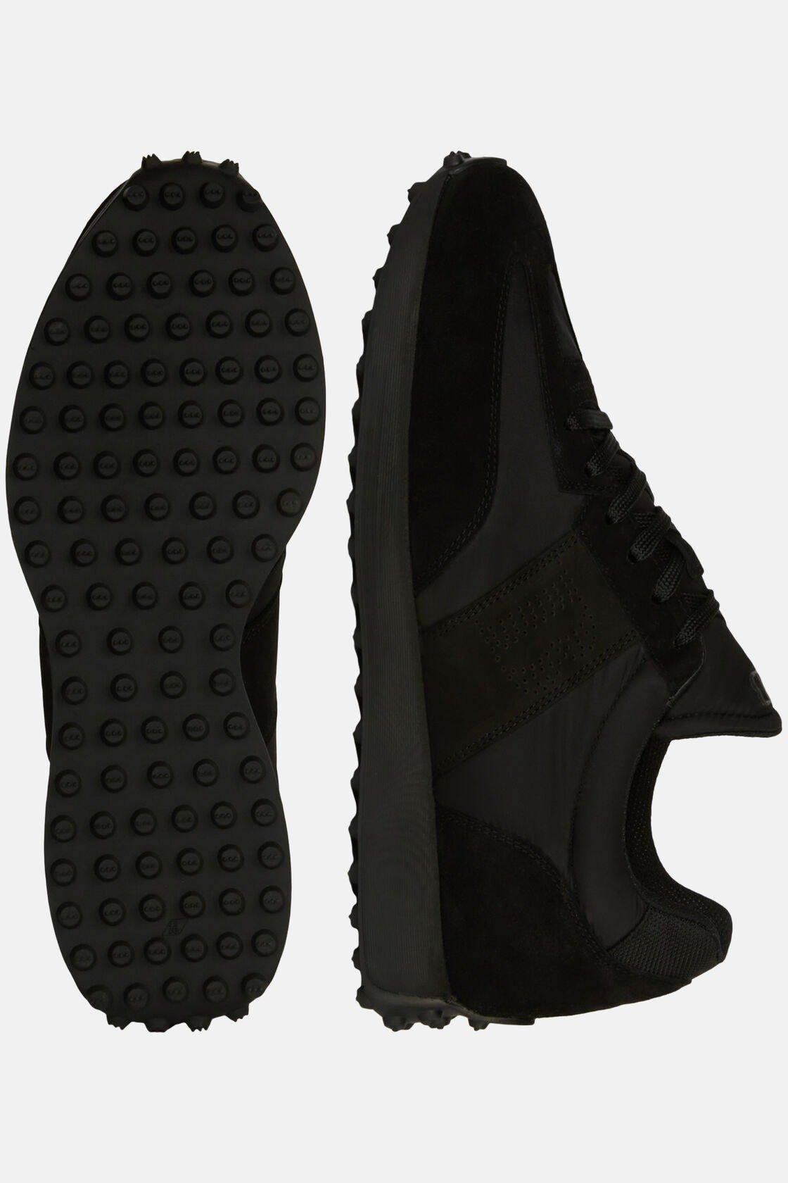 Trainers In Technical Fabric And Leather Black, , large image number 3