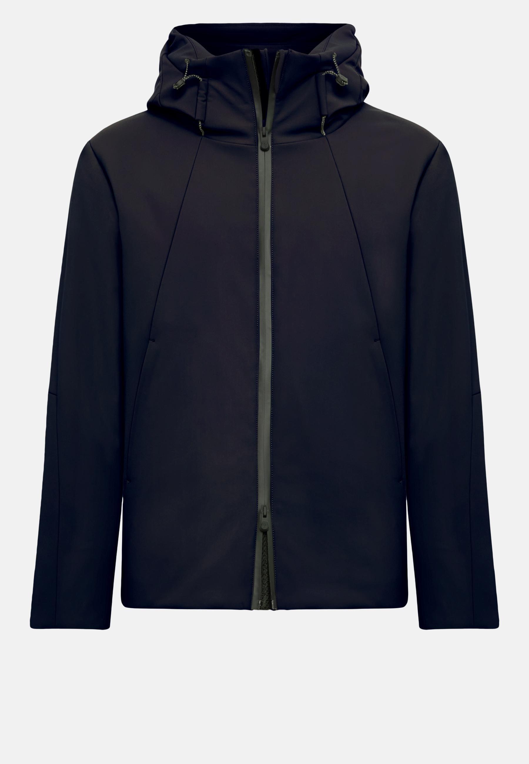 Technical Fabric Padded Block Jacket Navy, Navy blue, large image number 6