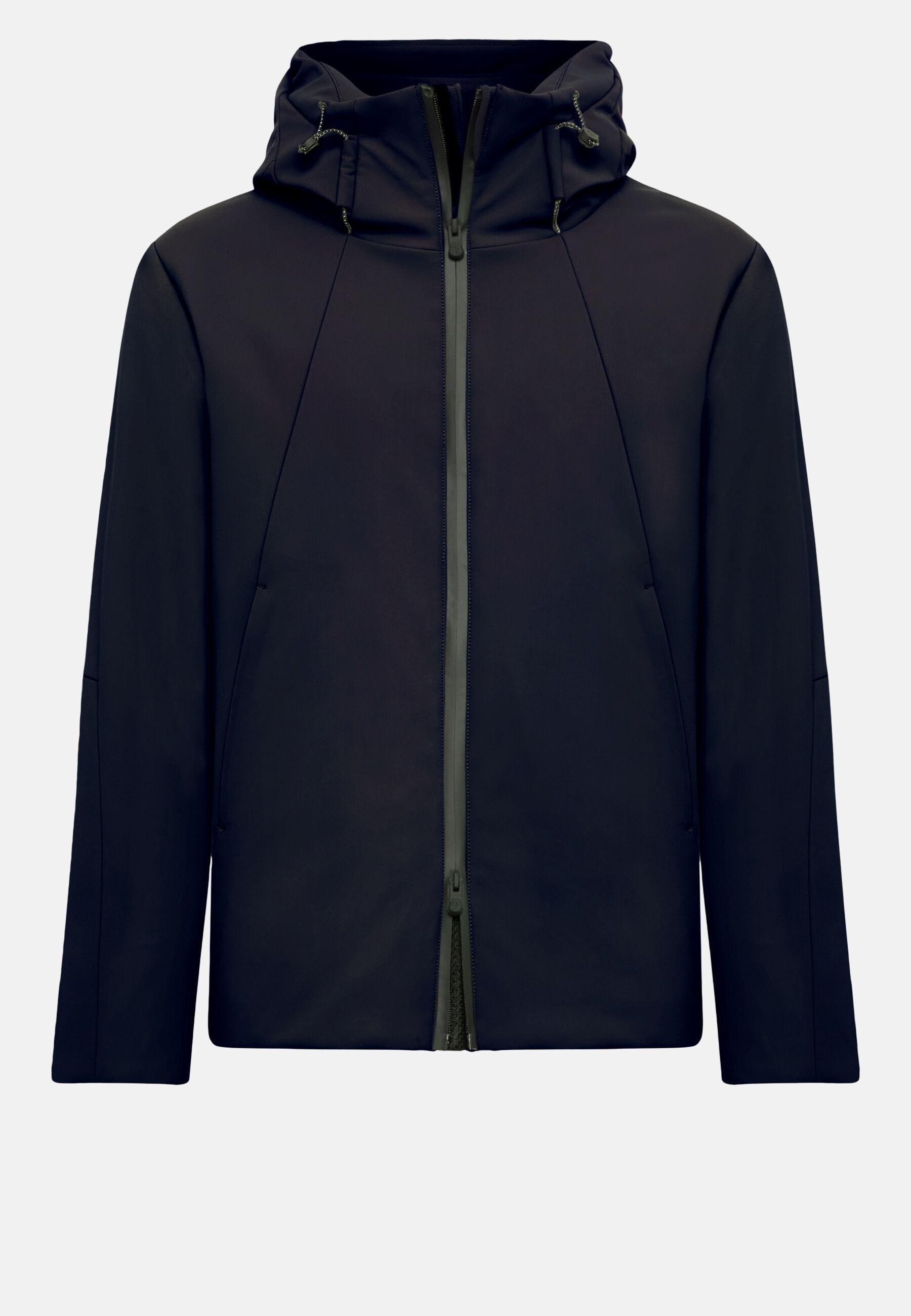 Technical Fabric Padded Block Jacket Navy, Navy blue, large image number 7