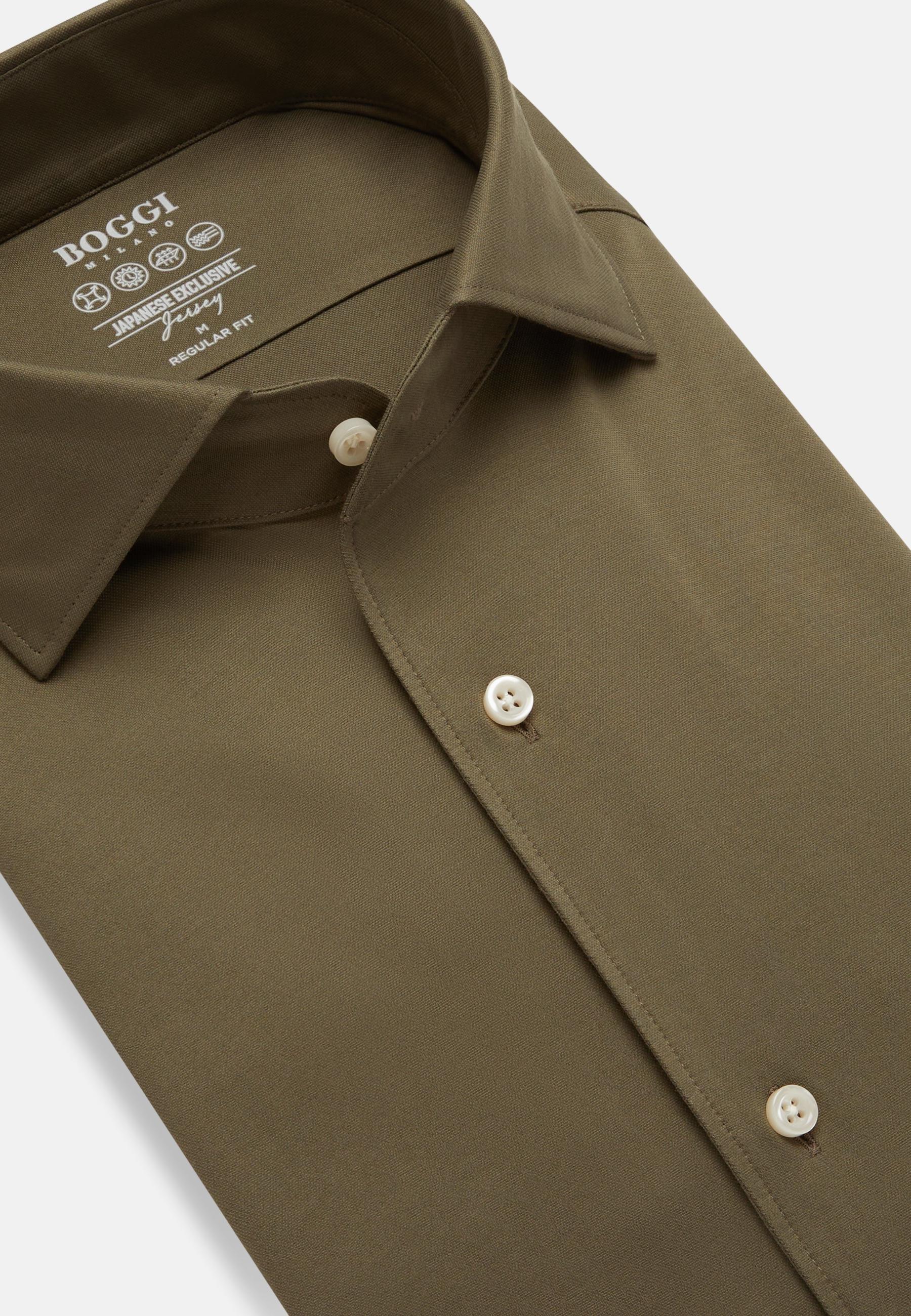 Boggi Milano - Green Japanese Jersey Polo Shirt