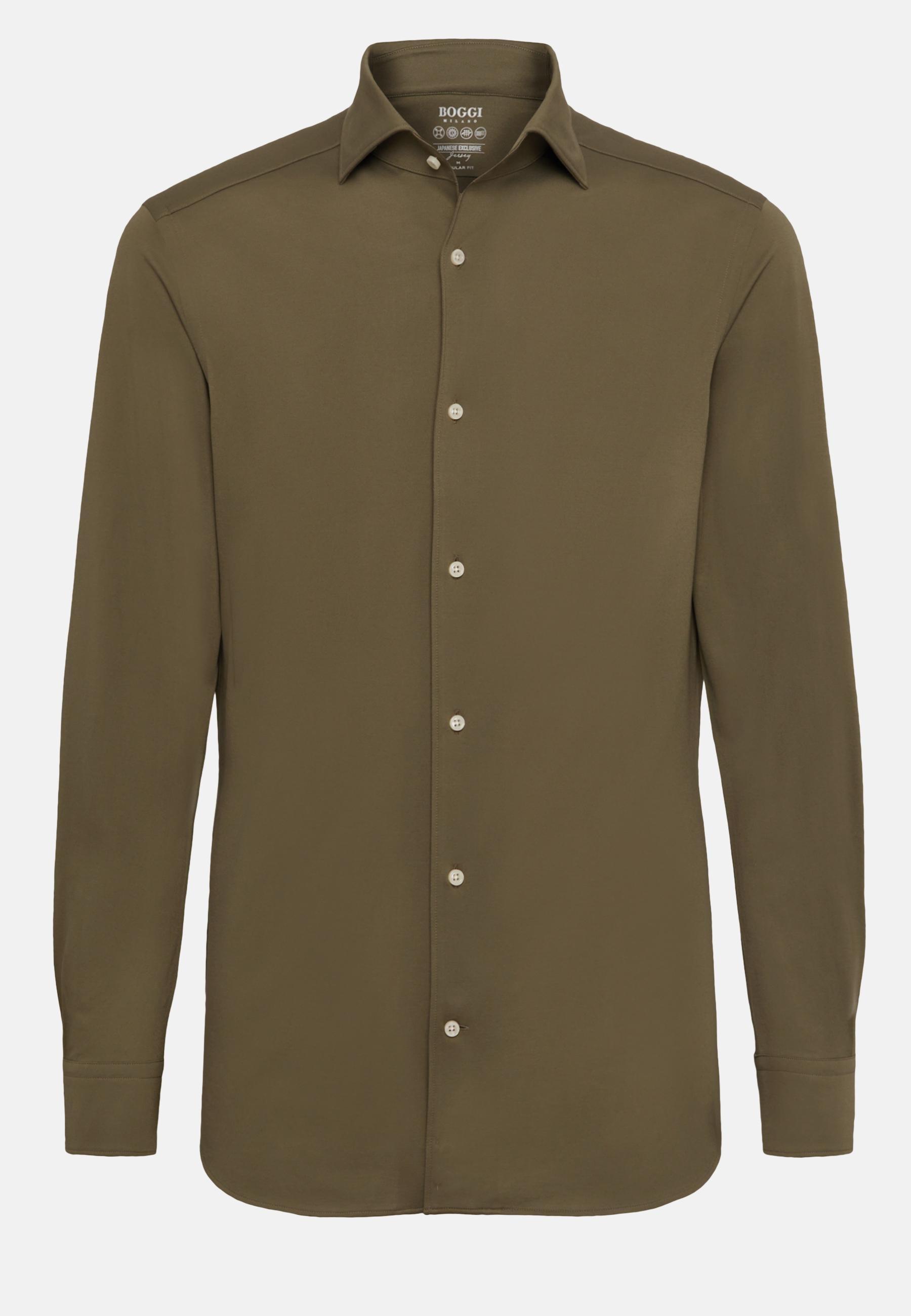 Boggi Milano - Green Japanese Jersey Polo Shirt