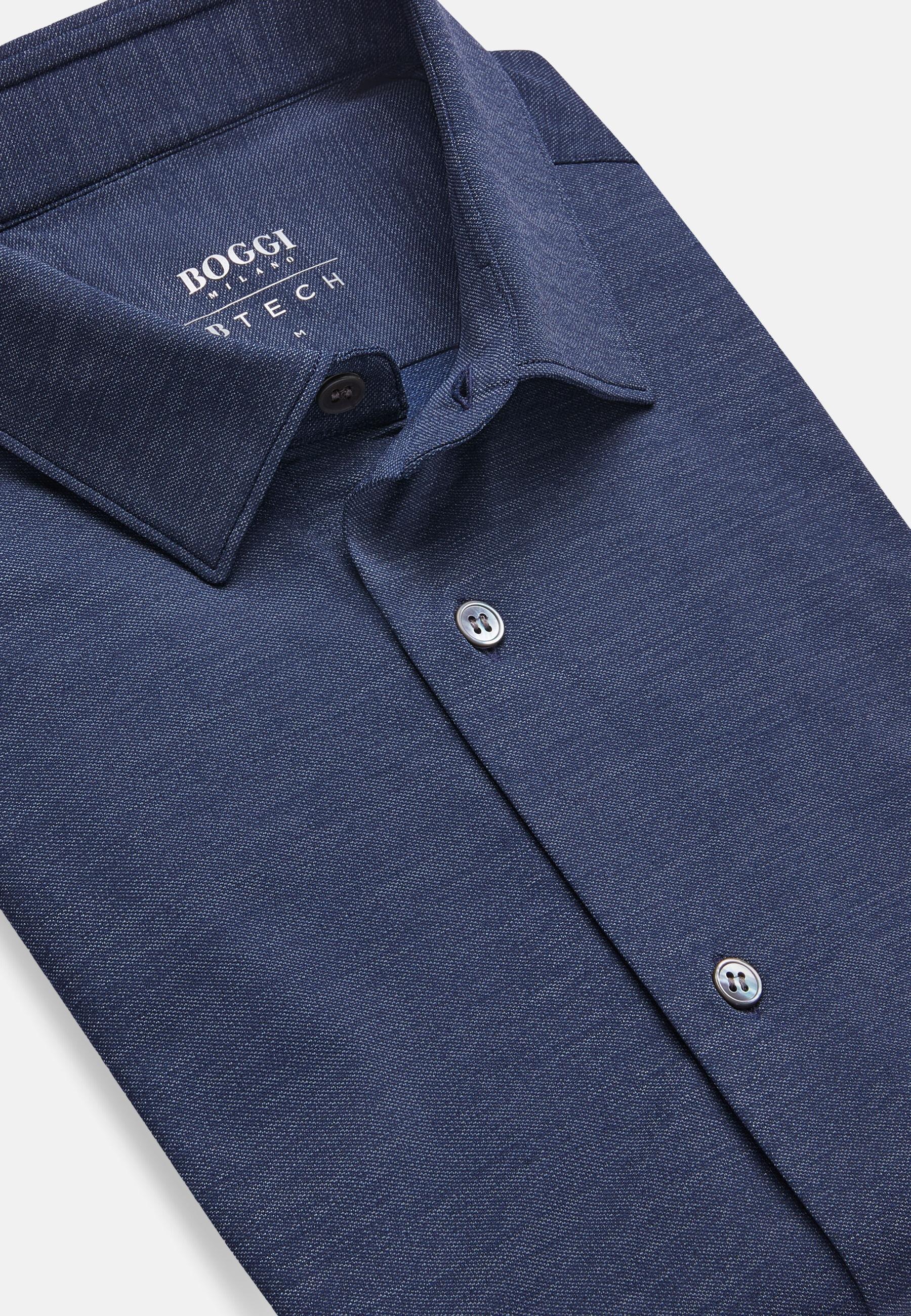 Slim Fit Shirt Navy, Navy blue, large image number 7