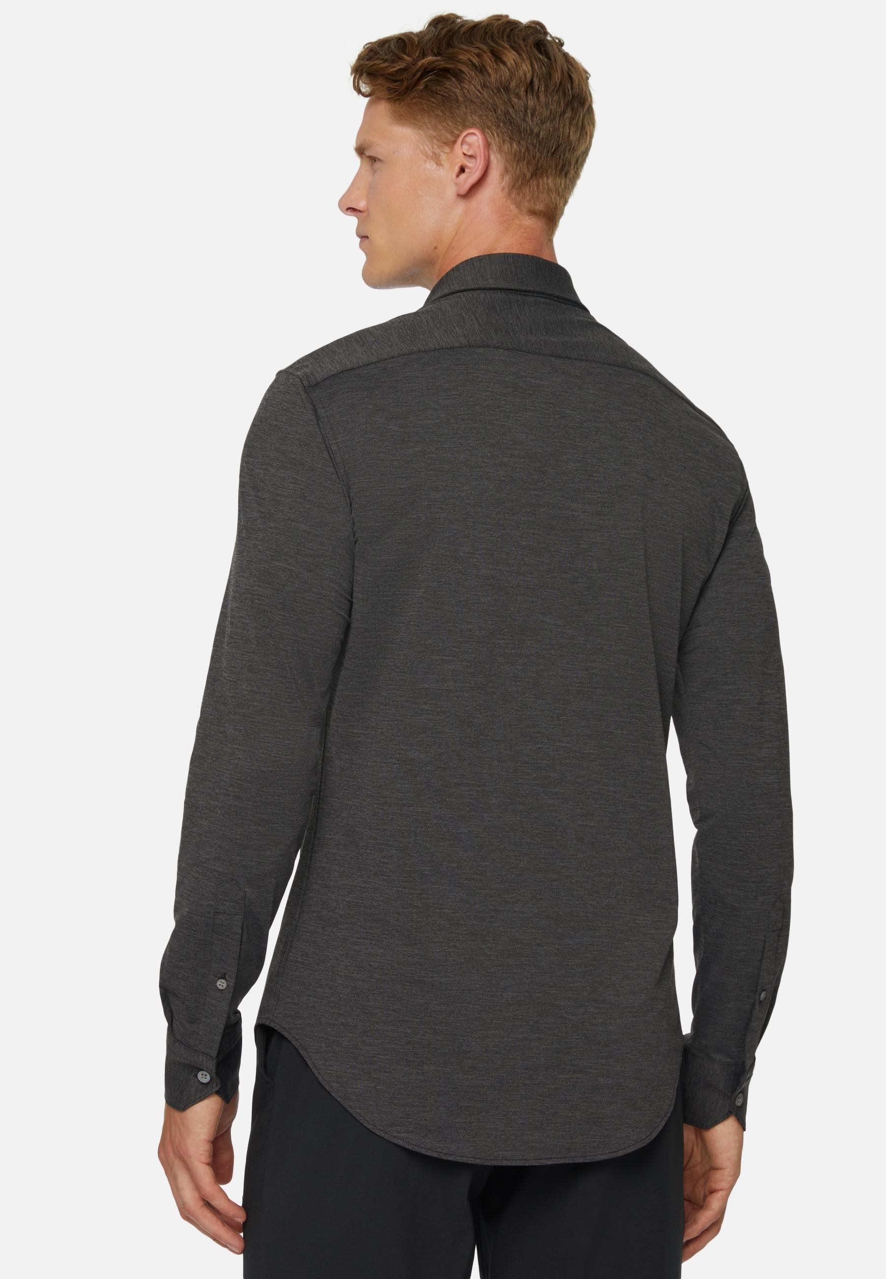 Slim Fit Anthracite Shirt Black, , large image number 1