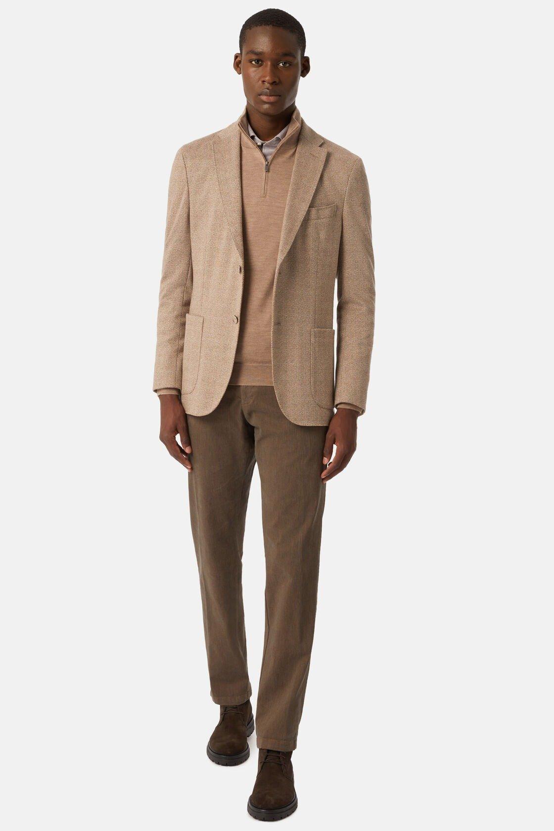 Boggi Milano - Brown jacket In a B Jersey Cotton Blend