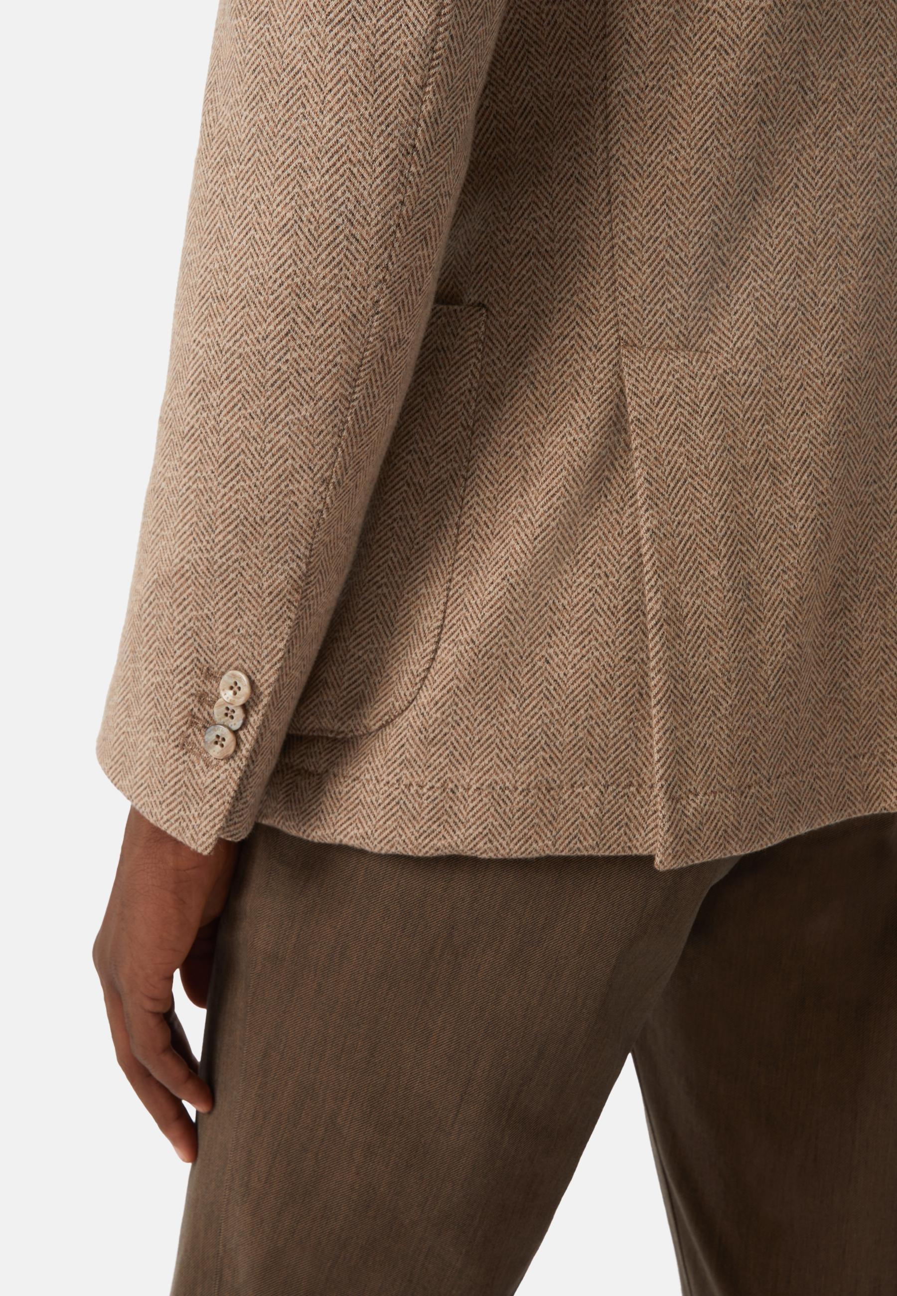 Boggi Milano - Brown jacket In a B Jersey Cotton Blend