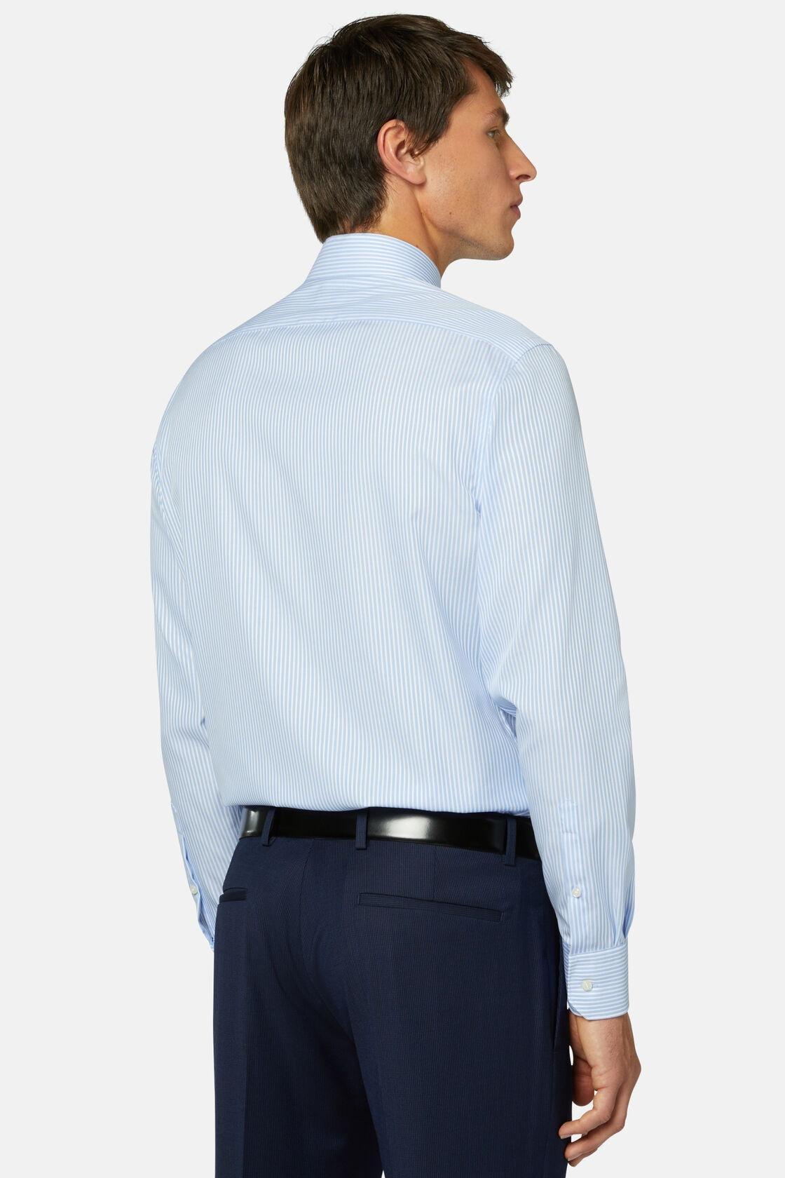 Striped Slim Fit Shirt Blue, Light Blue, large image number 6