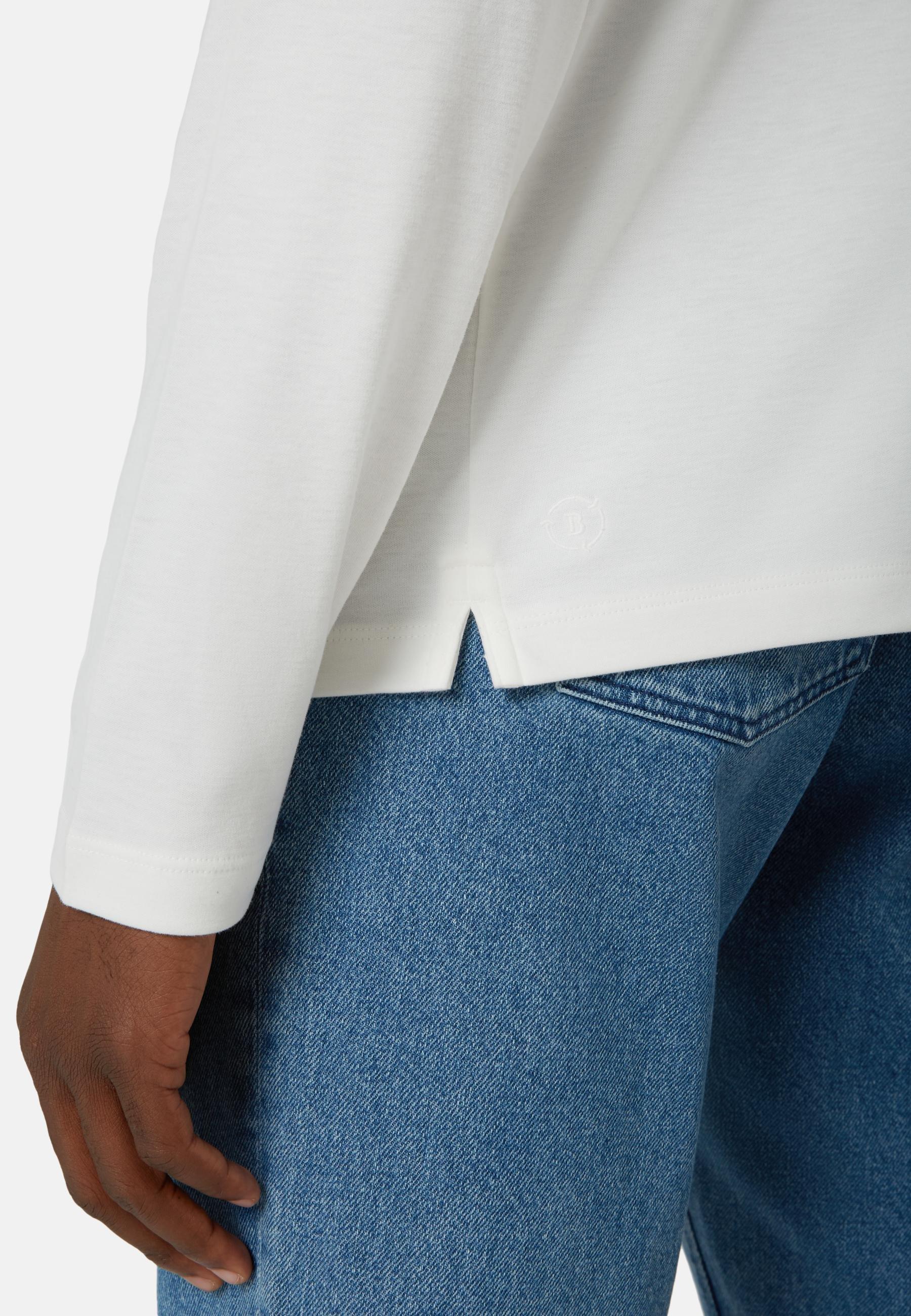 High-Performance Jersey Polo Shirt Cream, Cream, large image number 2