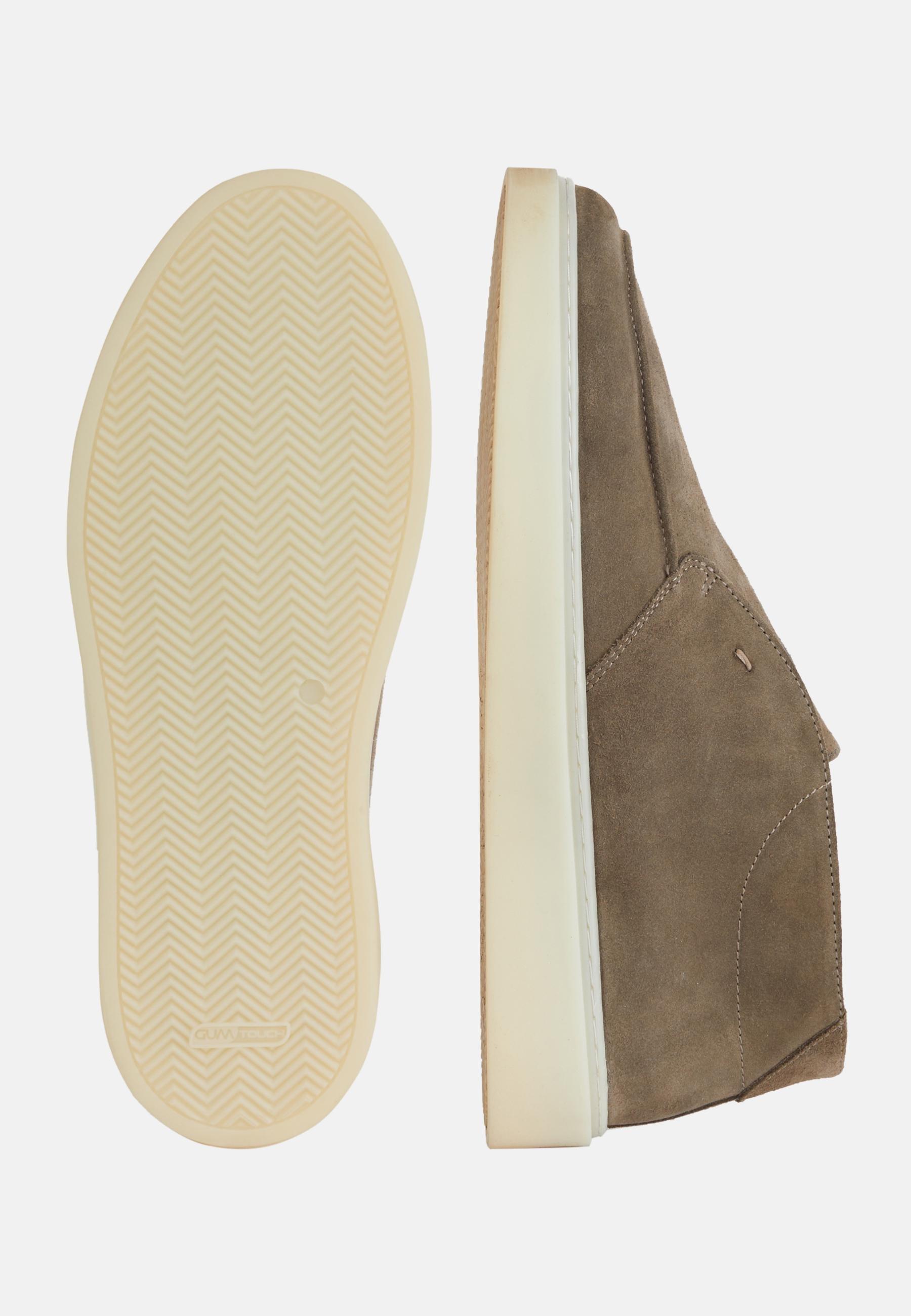 Suede Leather Ankle Boots Brown, Mud, large image number 4