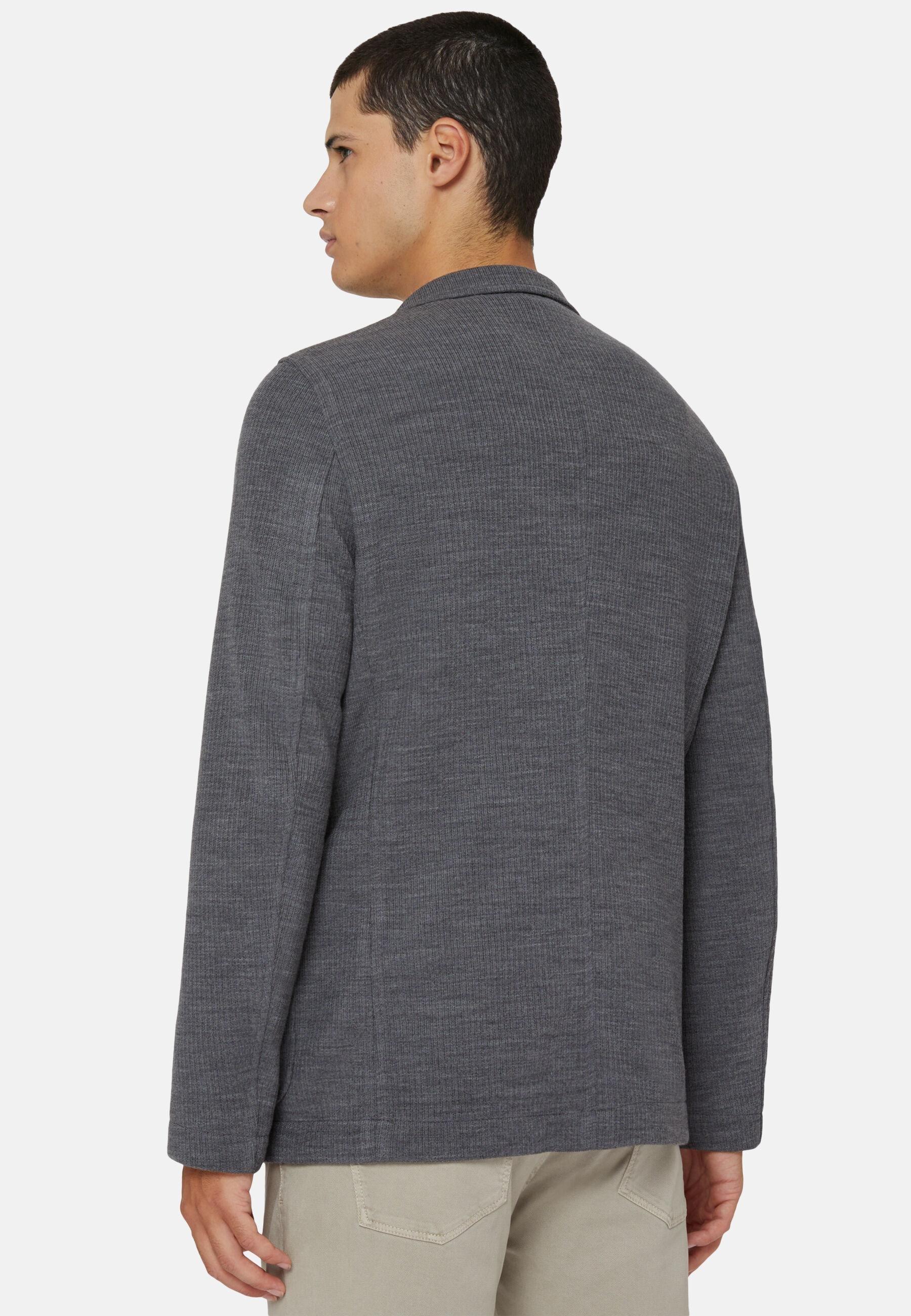 Textured Bridge Jacket Grey, 3901_GREY, large image number 3