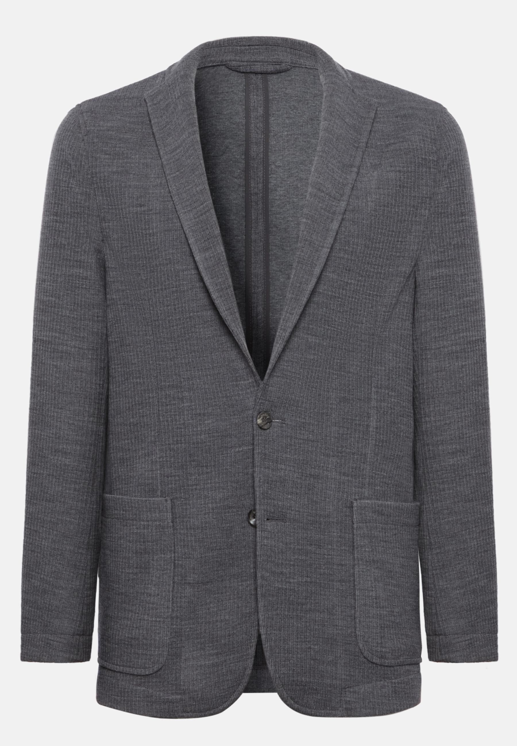 Textured Bridge Jacket Grey, 3901_GREY, large image number 6