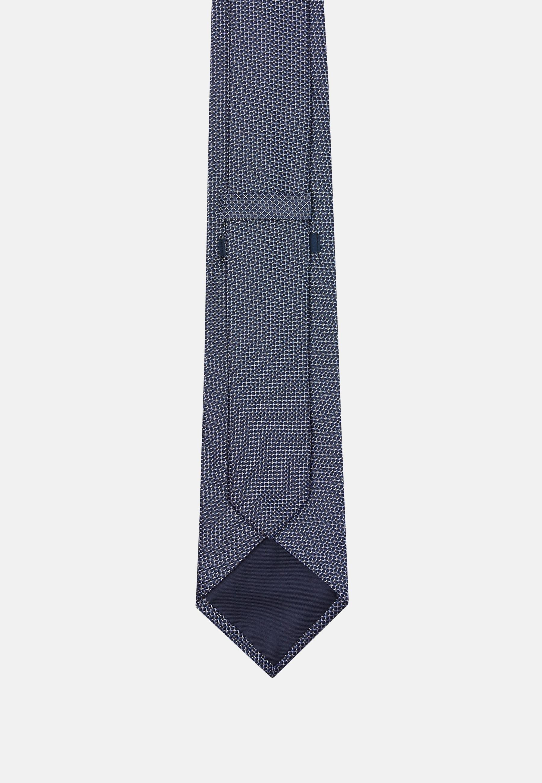 Blue Silk Ceremonial Tie, Navy blue, large image number 0