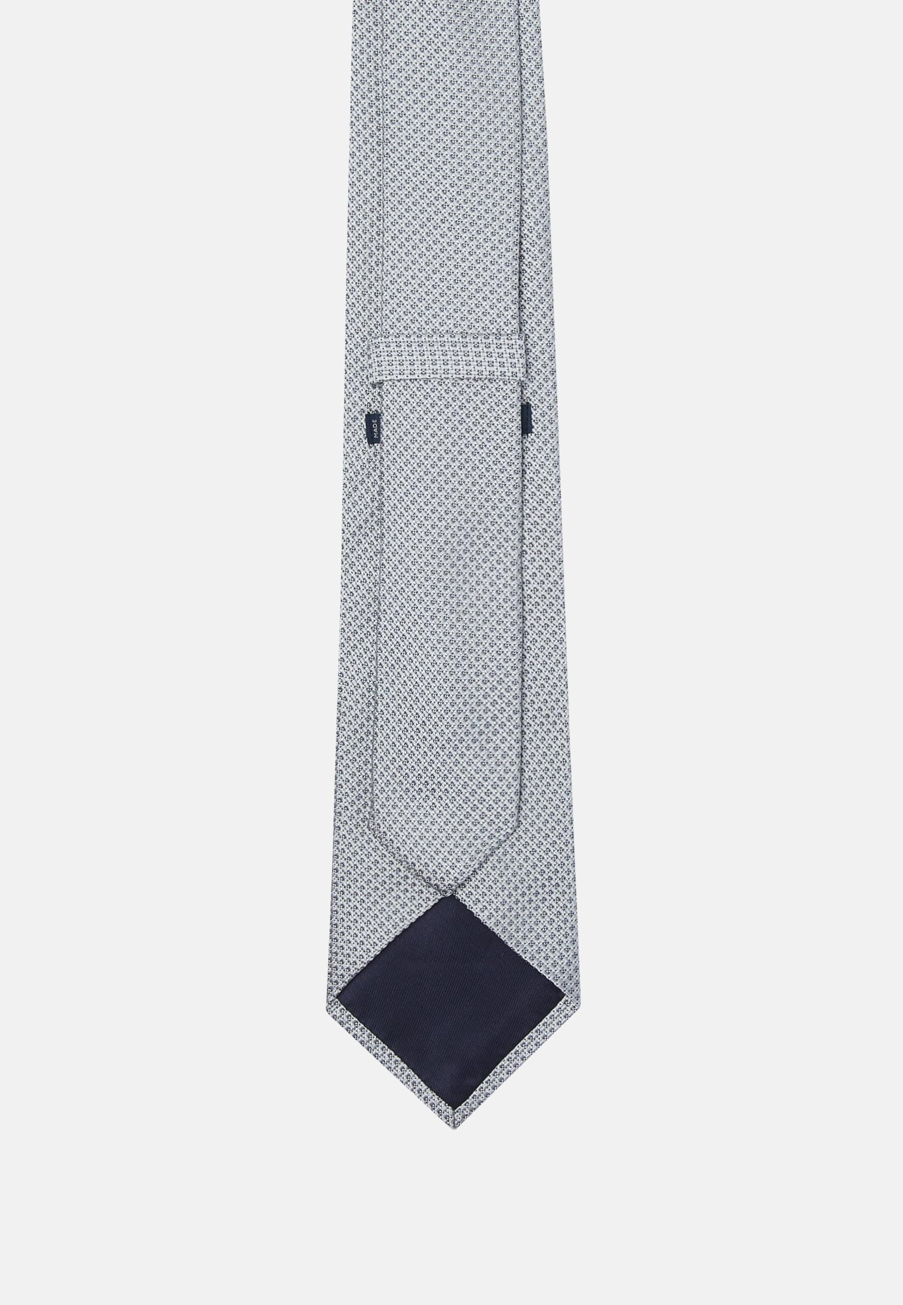 Silk Ceremonial Tie Grey, Silver, large image number 0