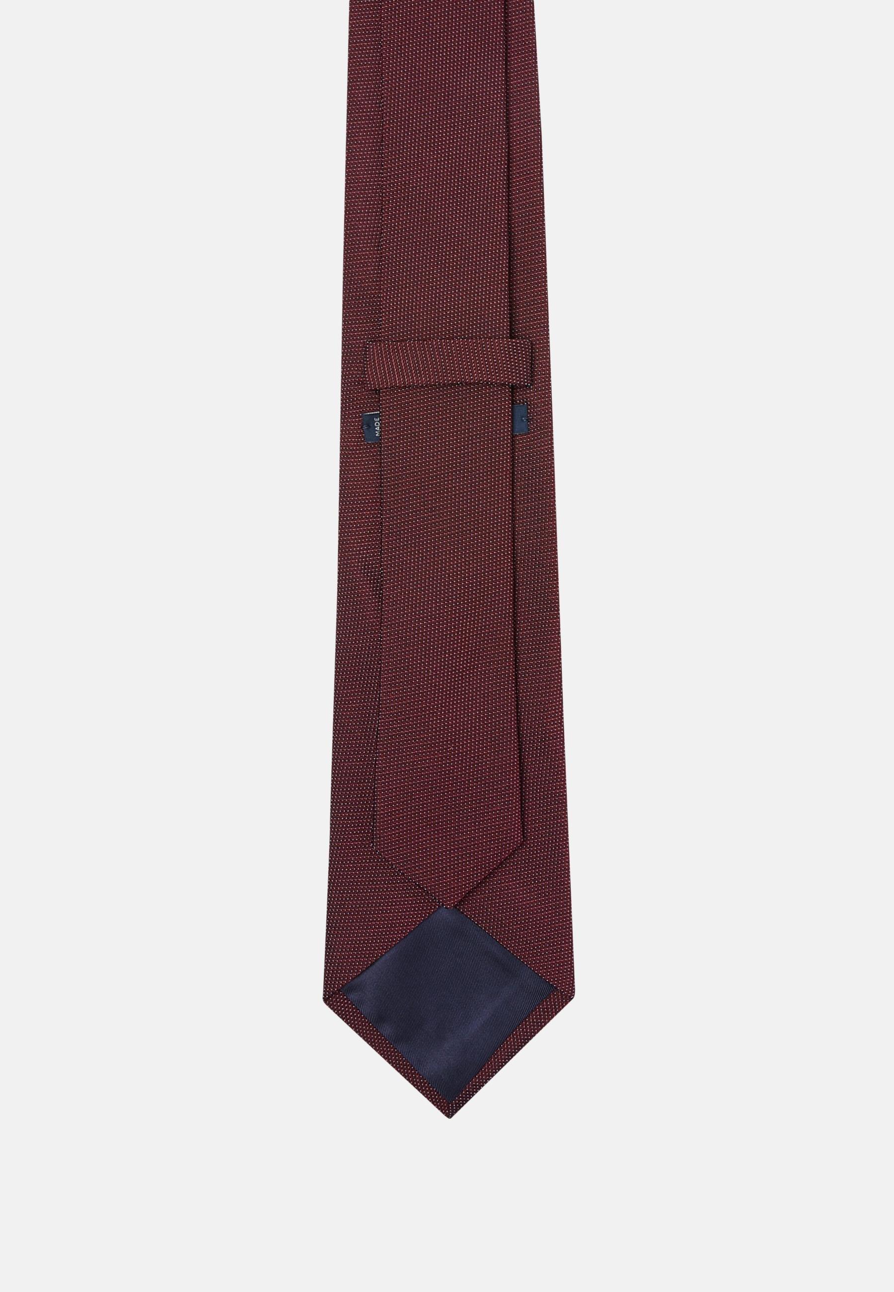 Boggi Milano - Red Micro Design Silk Tie