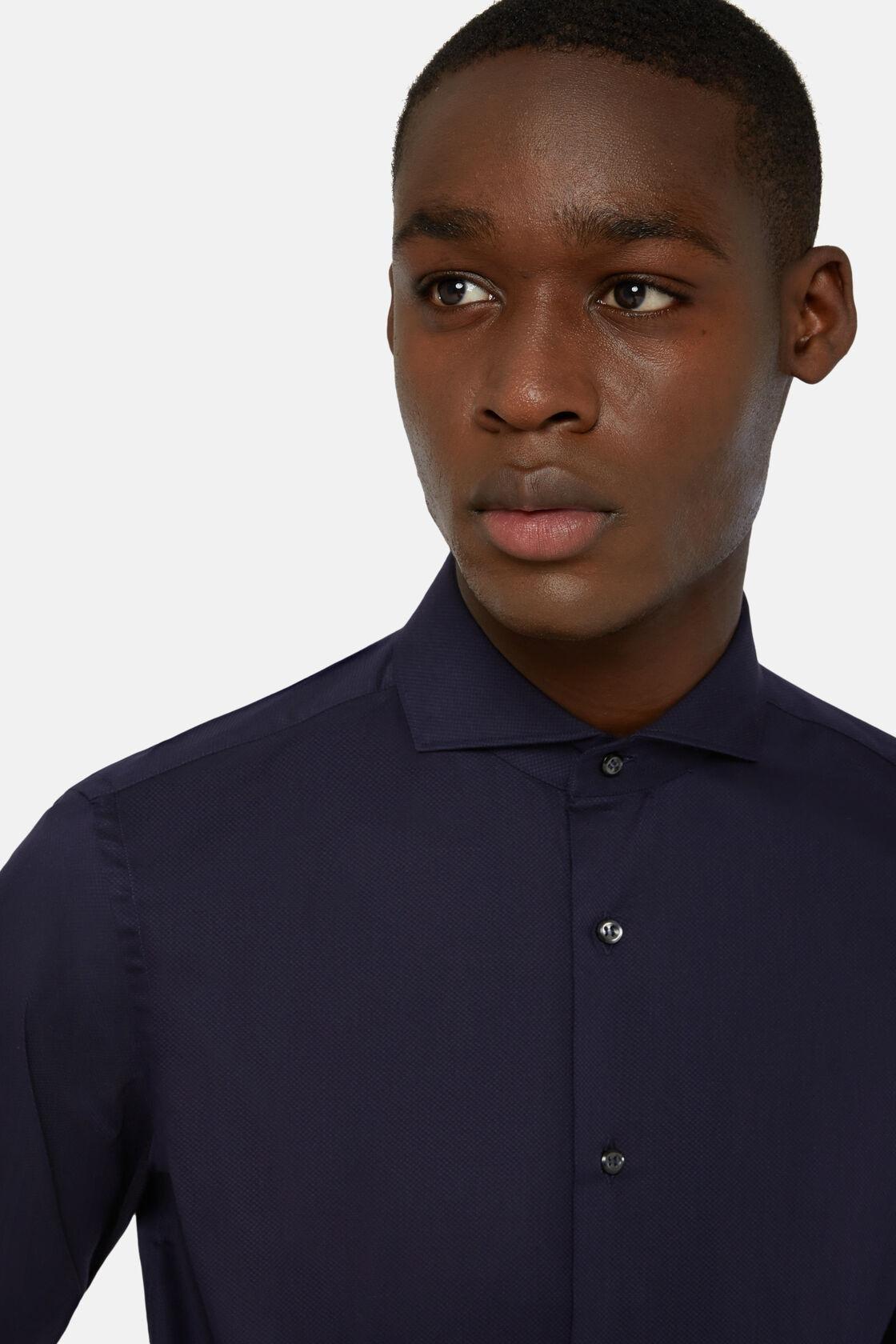 Slim Shirt Blue, Navy blue, large image number 4