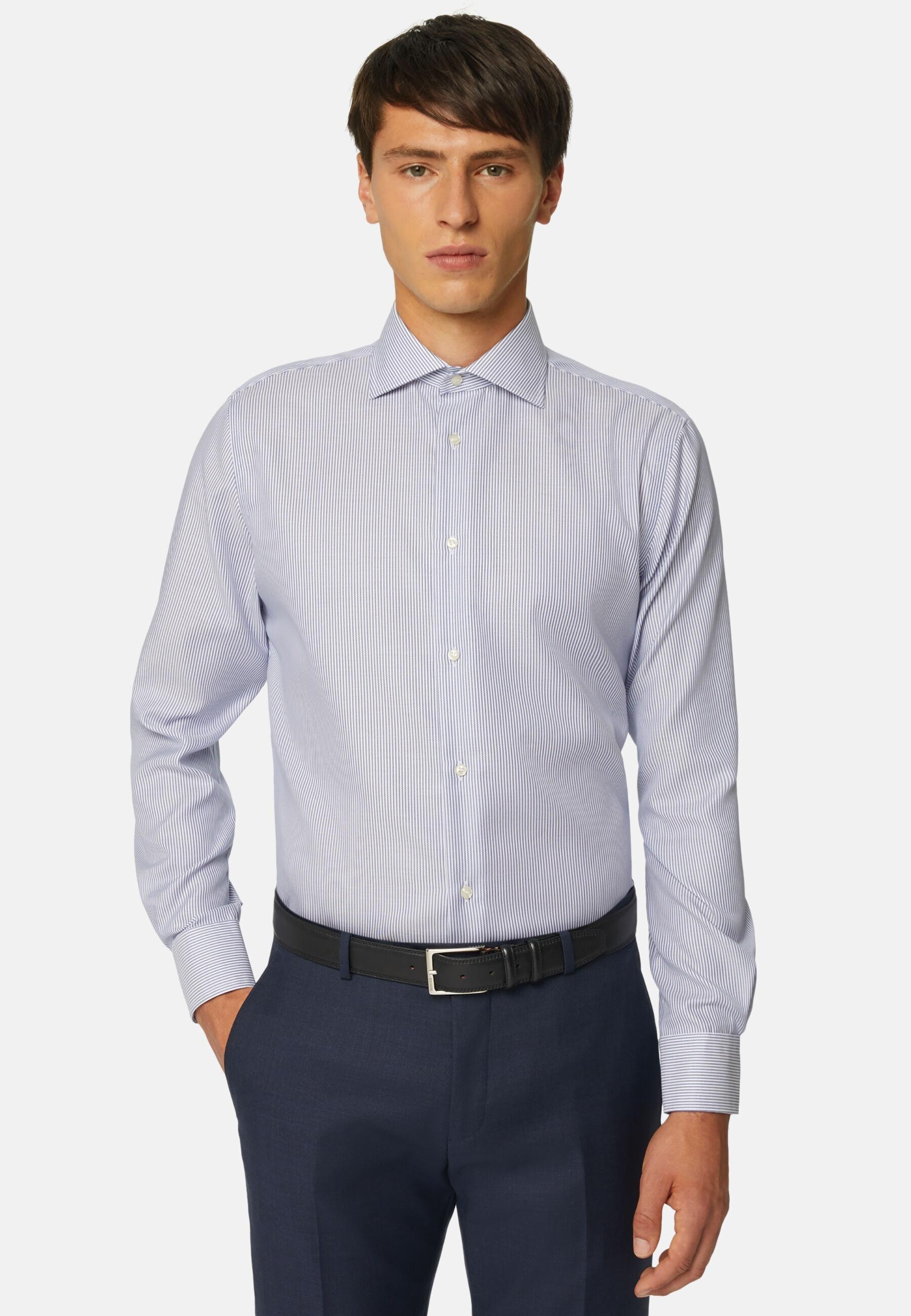 Striped Regular Fit Shirt Blue, Blue, large image number 2