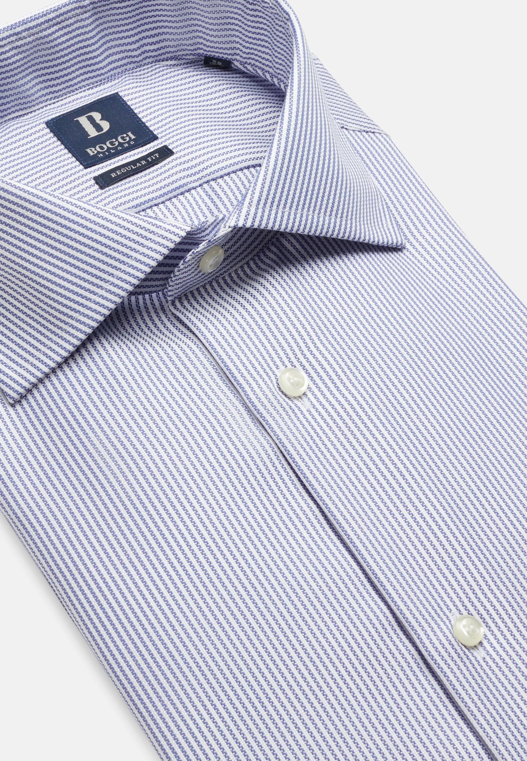 Striped Regular Fit Shirt Blue, Blue, large image number 11