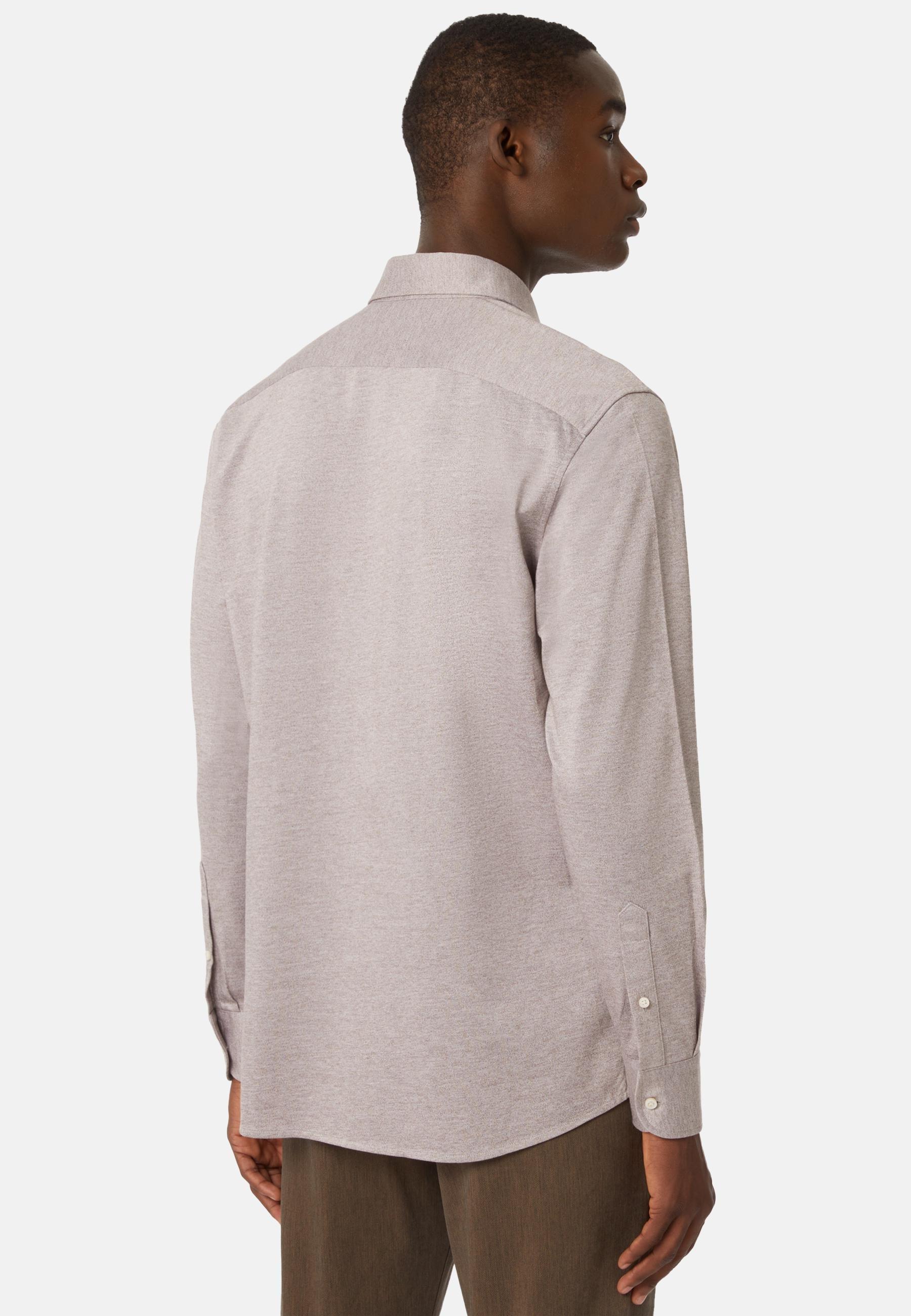 Cotton Jersey Polo Shirt Beige, Beige, large image number 3