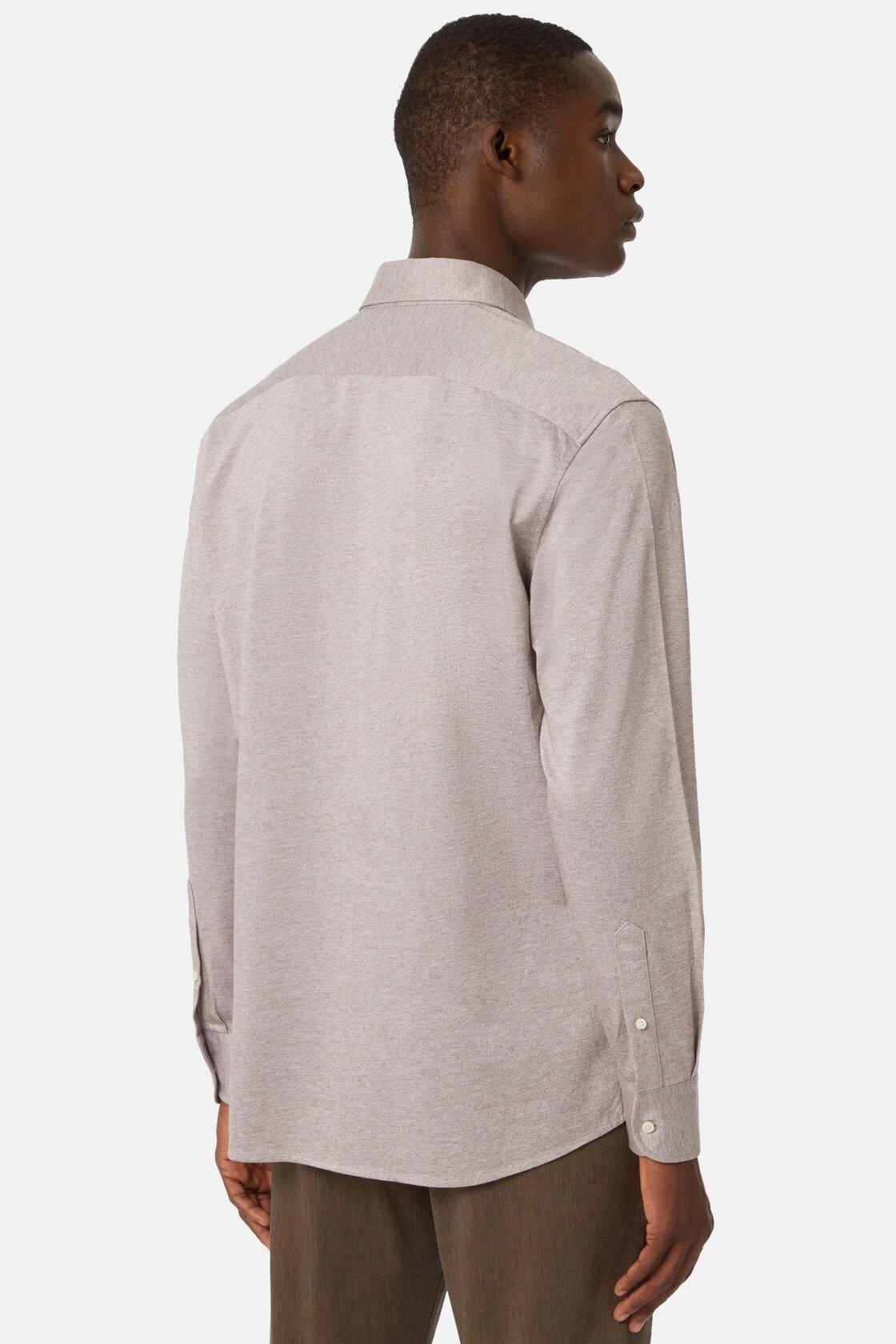Cotton Jersey Polo Shirt Beige, Beige, large image number 4
