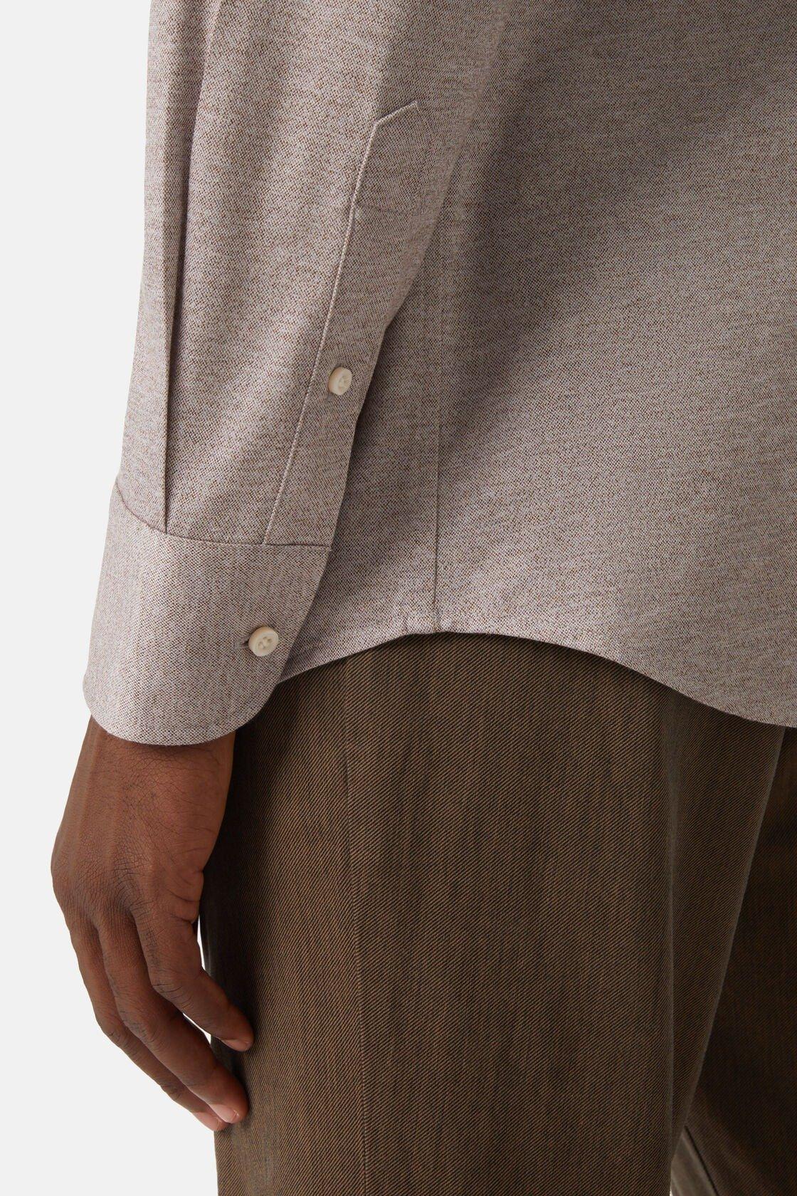 Cotton Jersey Polo Shirt Beige, Beige, large image number 6