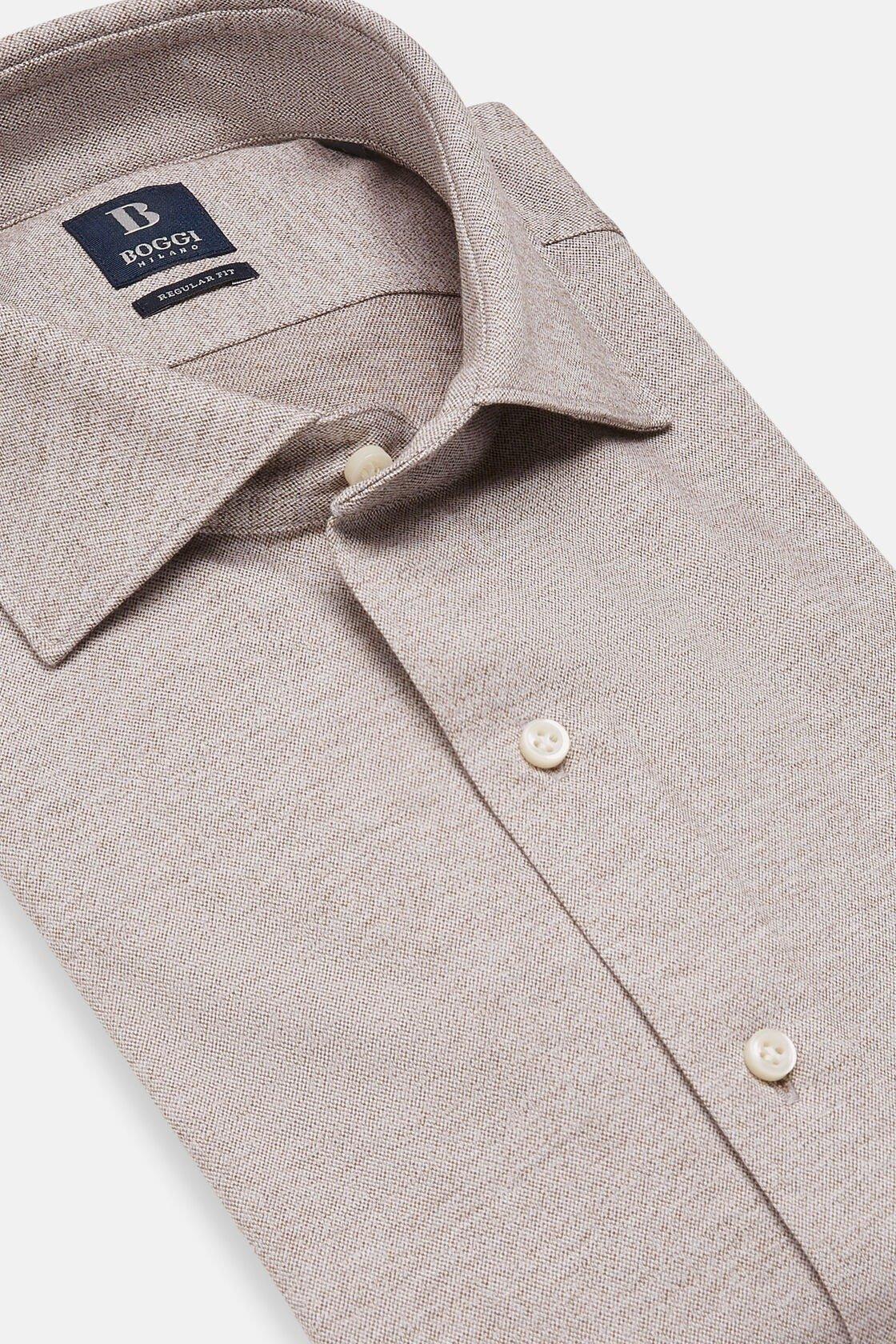 Cotton Jersey Polo Shirt Beige, Beige, large image number 12