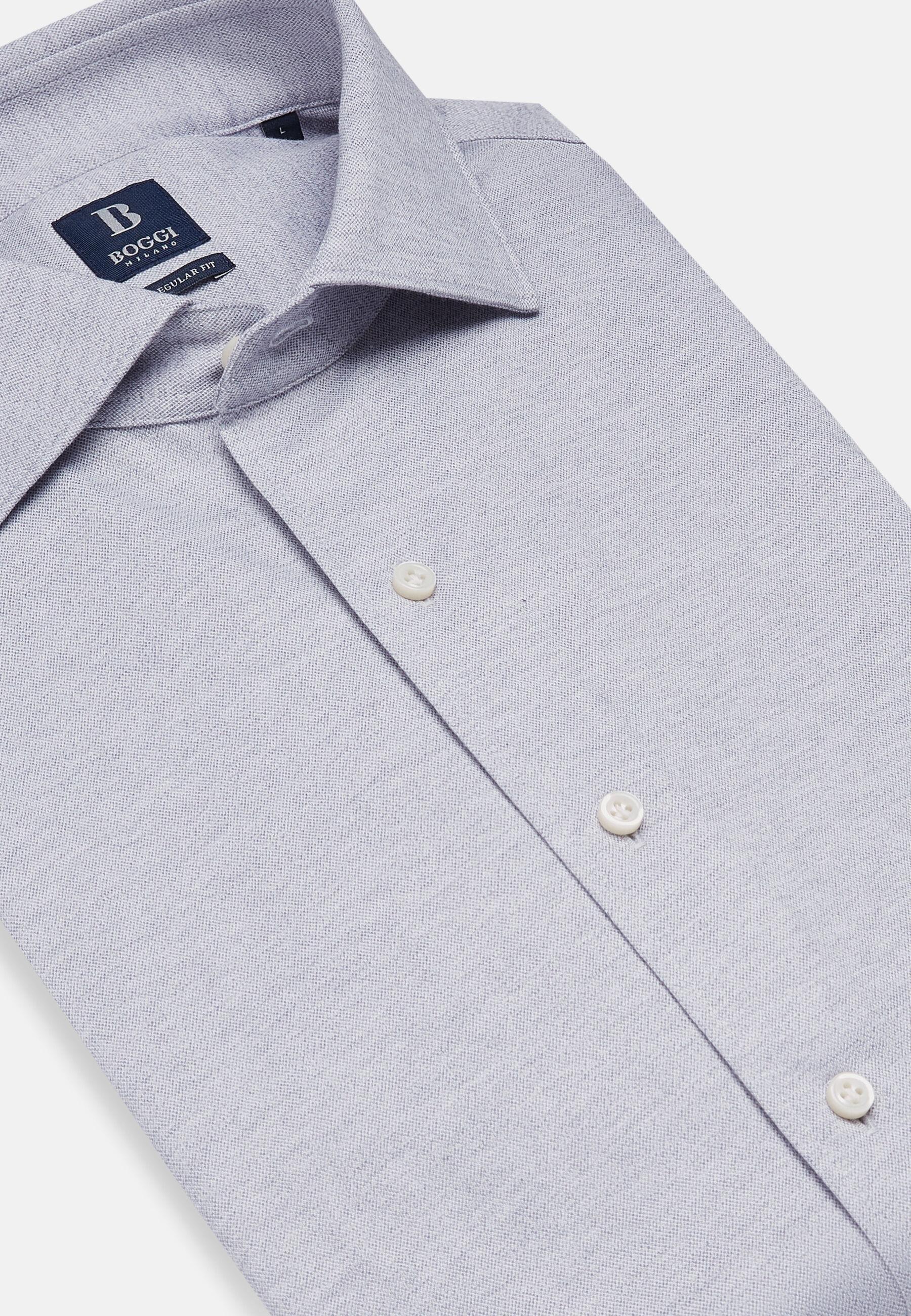 Cotton Jersey Polo Shirt Grey, Grey, large image number 11