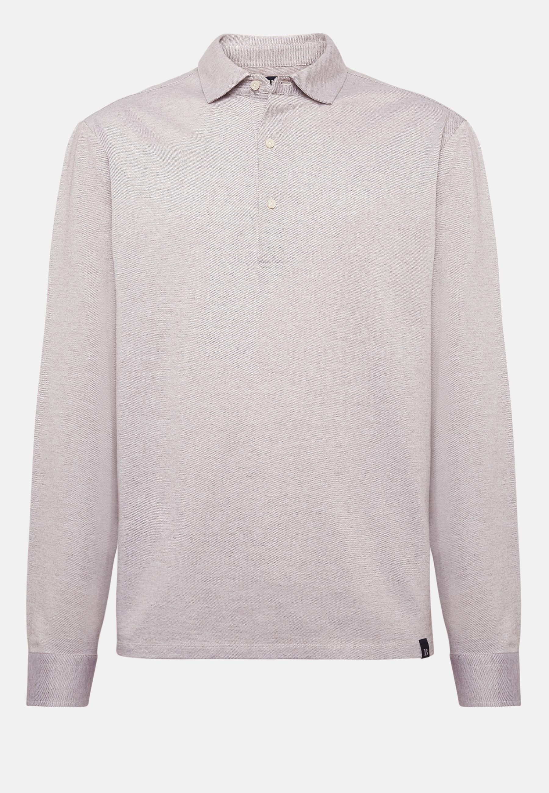 Polo Shirt In Cotton Jersey Beige, Beige, large image number 10