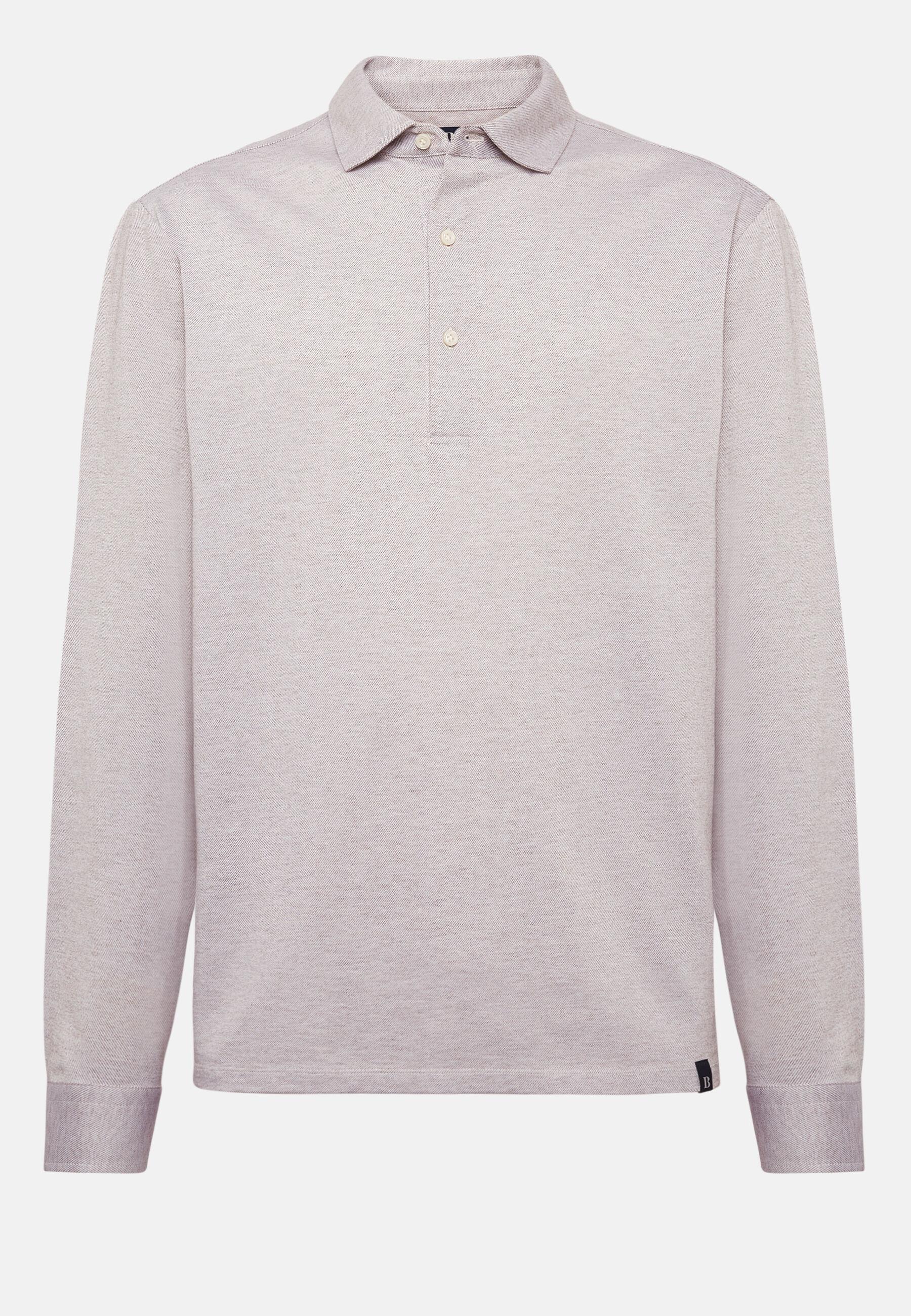 Polo Shirt In Cotton Jersey Beige, Beige, large image number 11